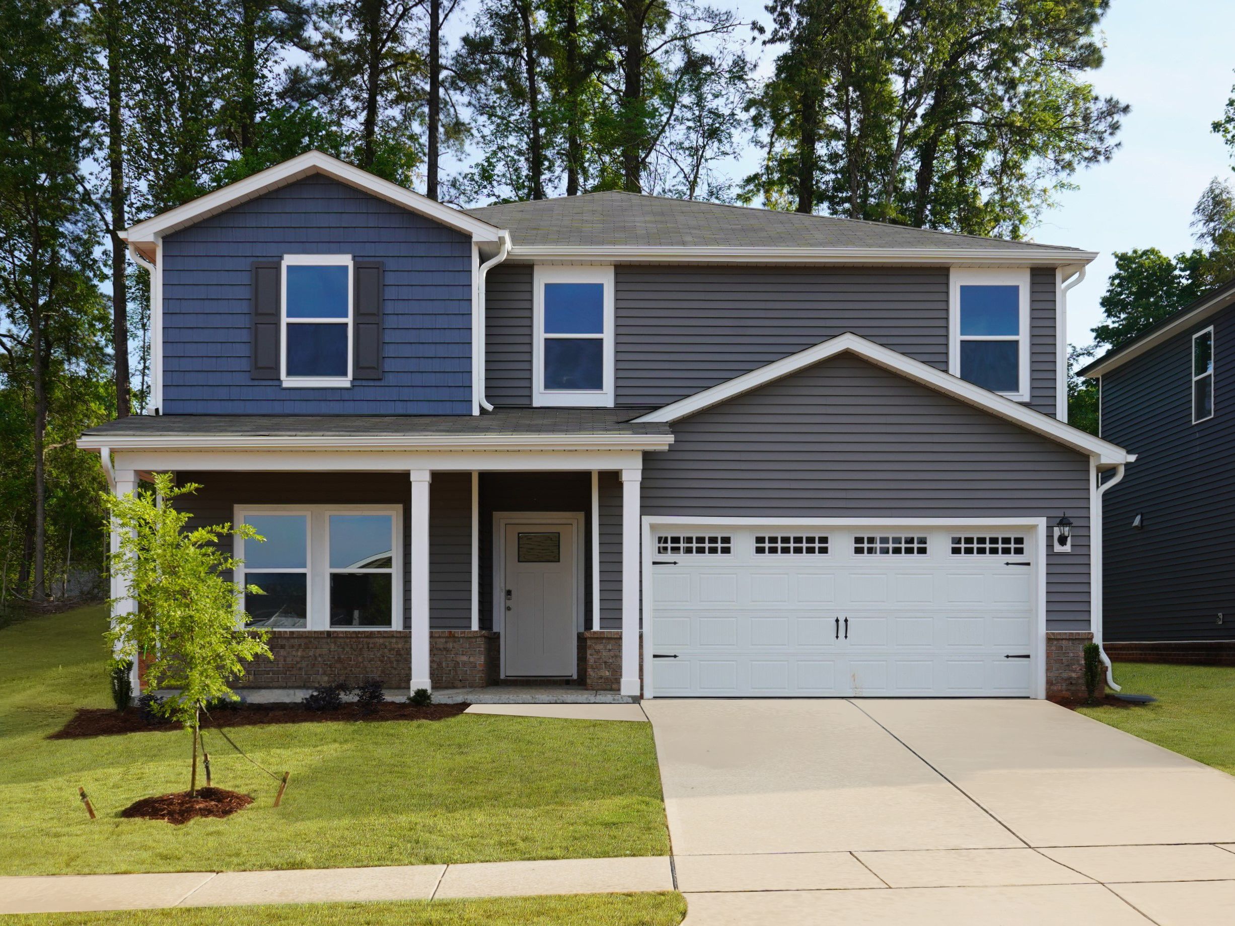 Chatham front exterior at Oak Manor in Garner, NC.