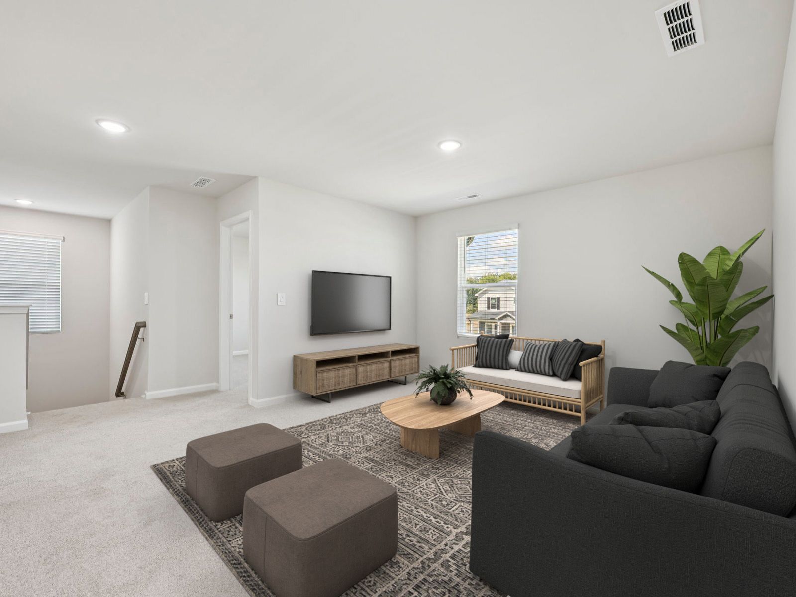 Loft in the Chatham floorplan at a Meritage Homes community in Garner, NC.