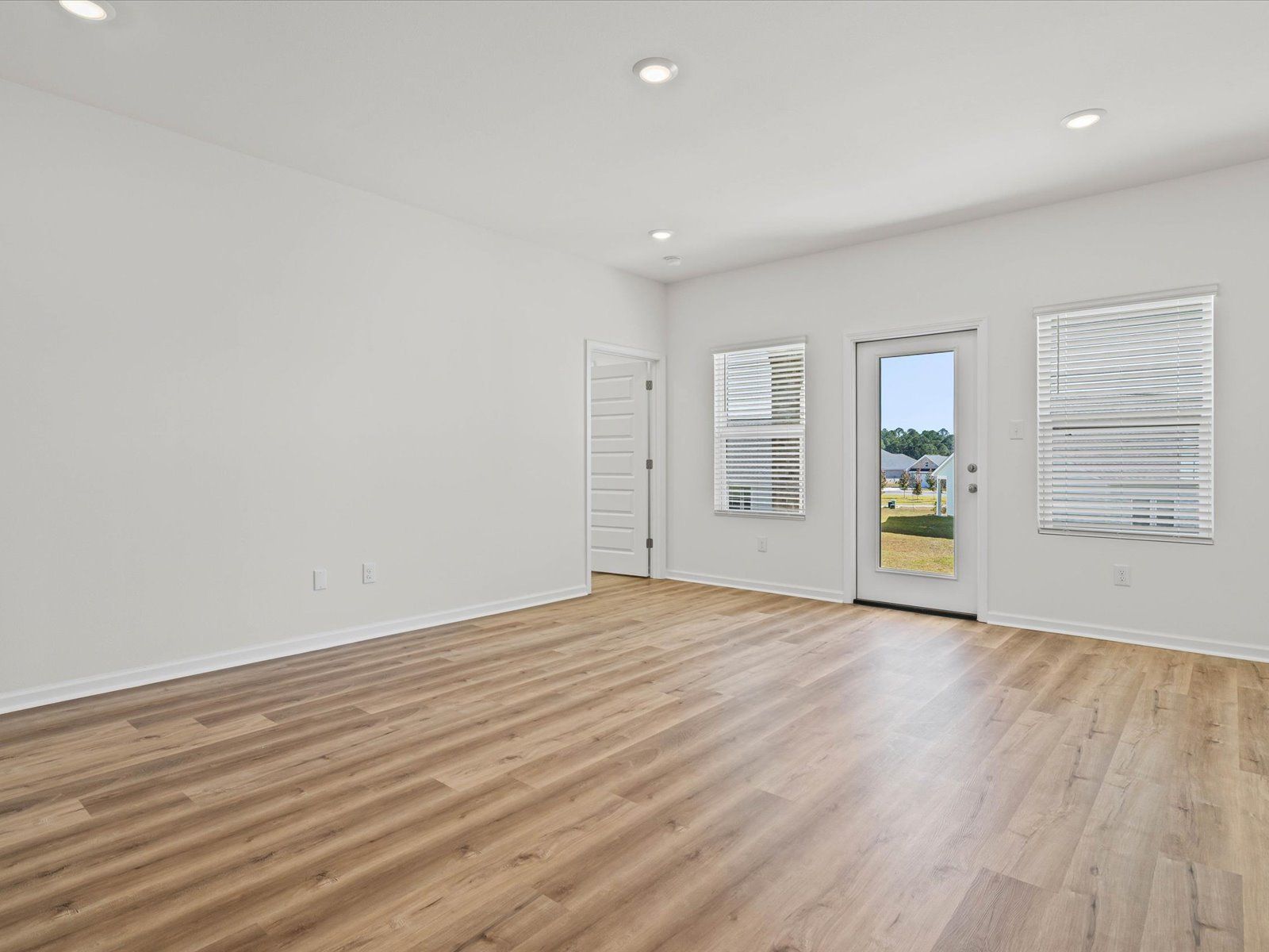 Living room in the Sandpiper floorplan at a Meritage Homes community in Biloxi, MS.