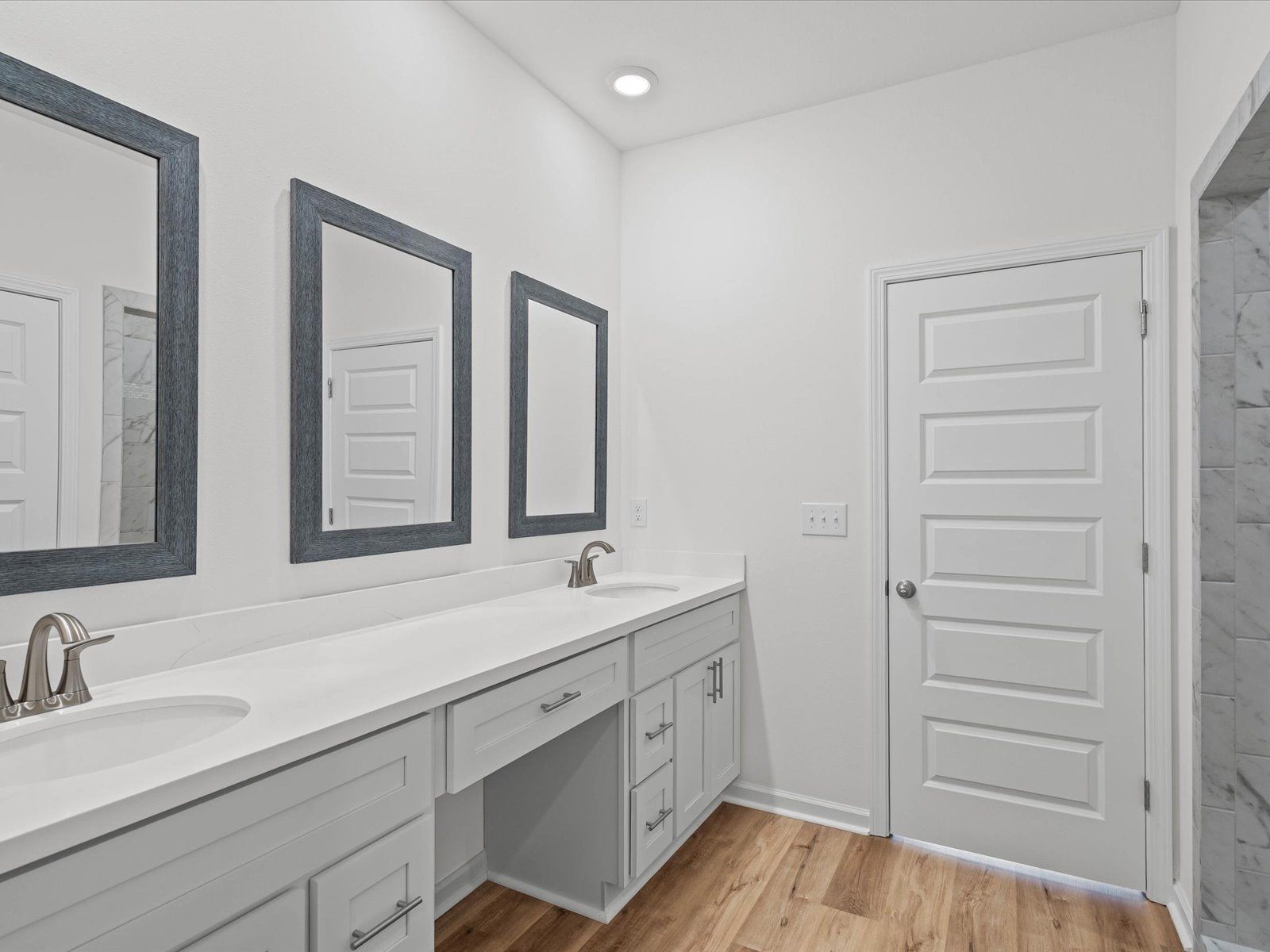Primary bathroom in the Sandpiper floorplan at a Meritage Homes community in Biloxi, MS.