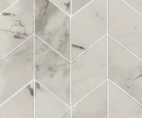 Kitchen Backsplash: Famed Diamond Polished Chevron
