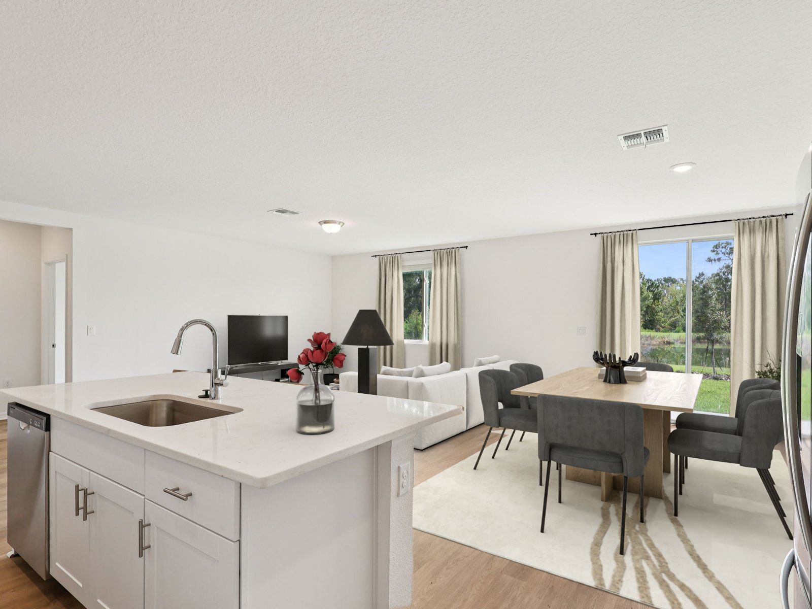 Great Room Virtually Staged