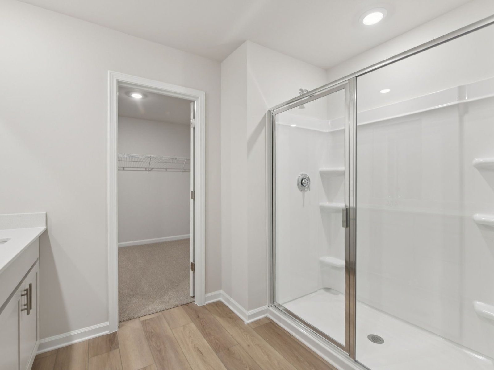 The Taylorsville Basement floorplan with the Timeless Contrast Linen interior package.