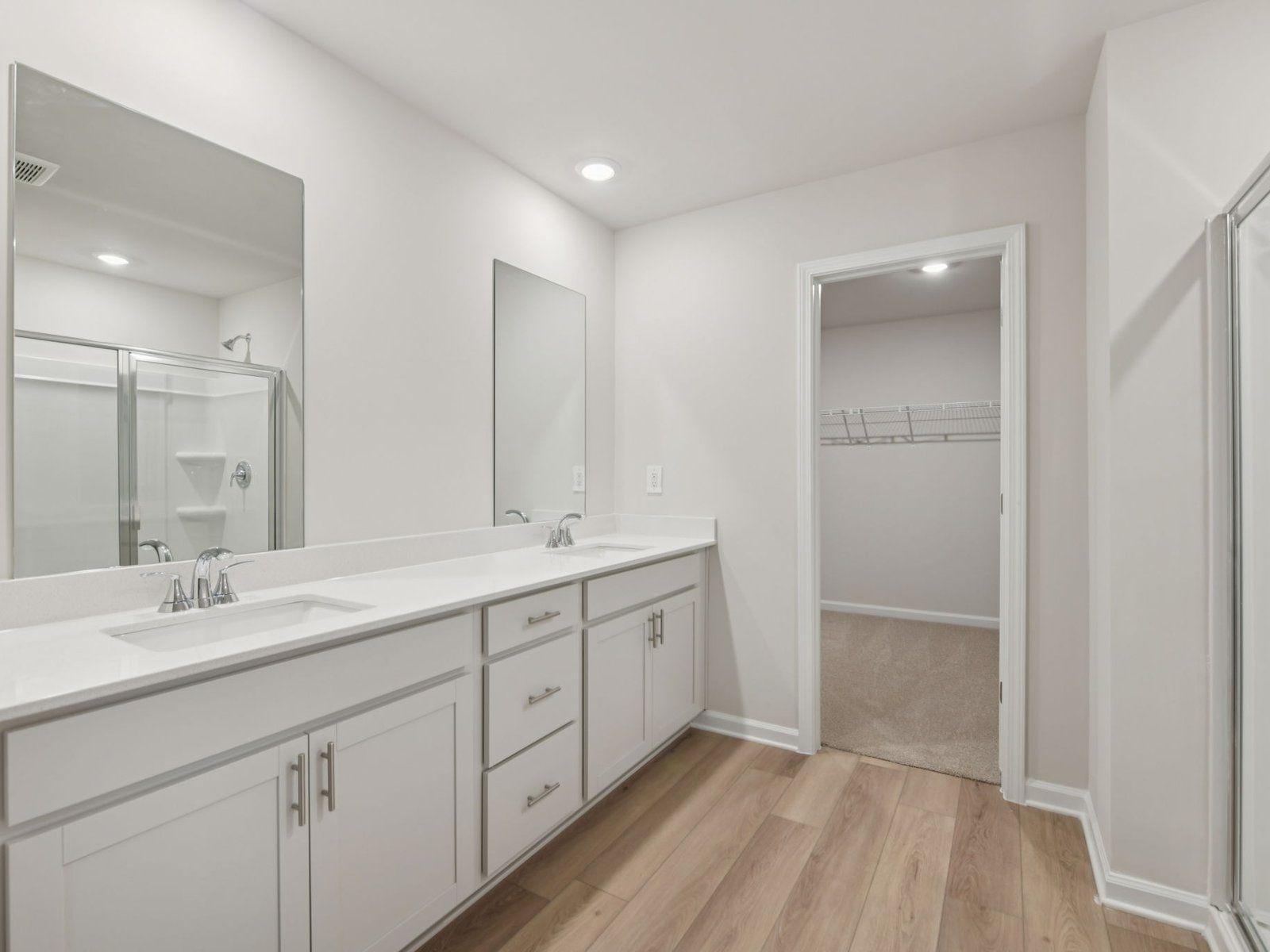 The Taylorsville Basement floorplan with the Timeless Contrast Linen interior package.