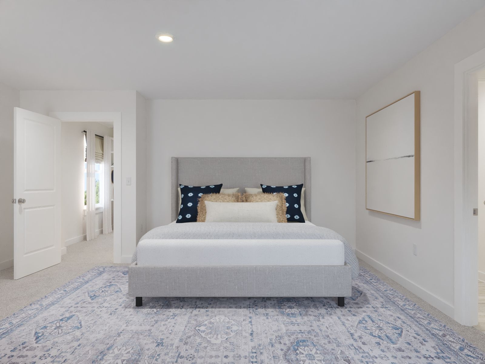 The primary suite offers a private retreat.
