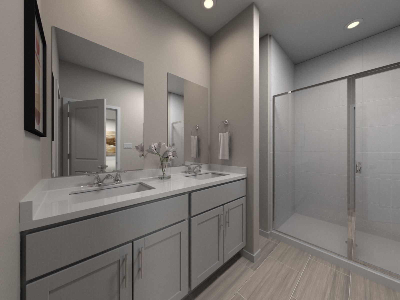 Primary bathroom of the Camden