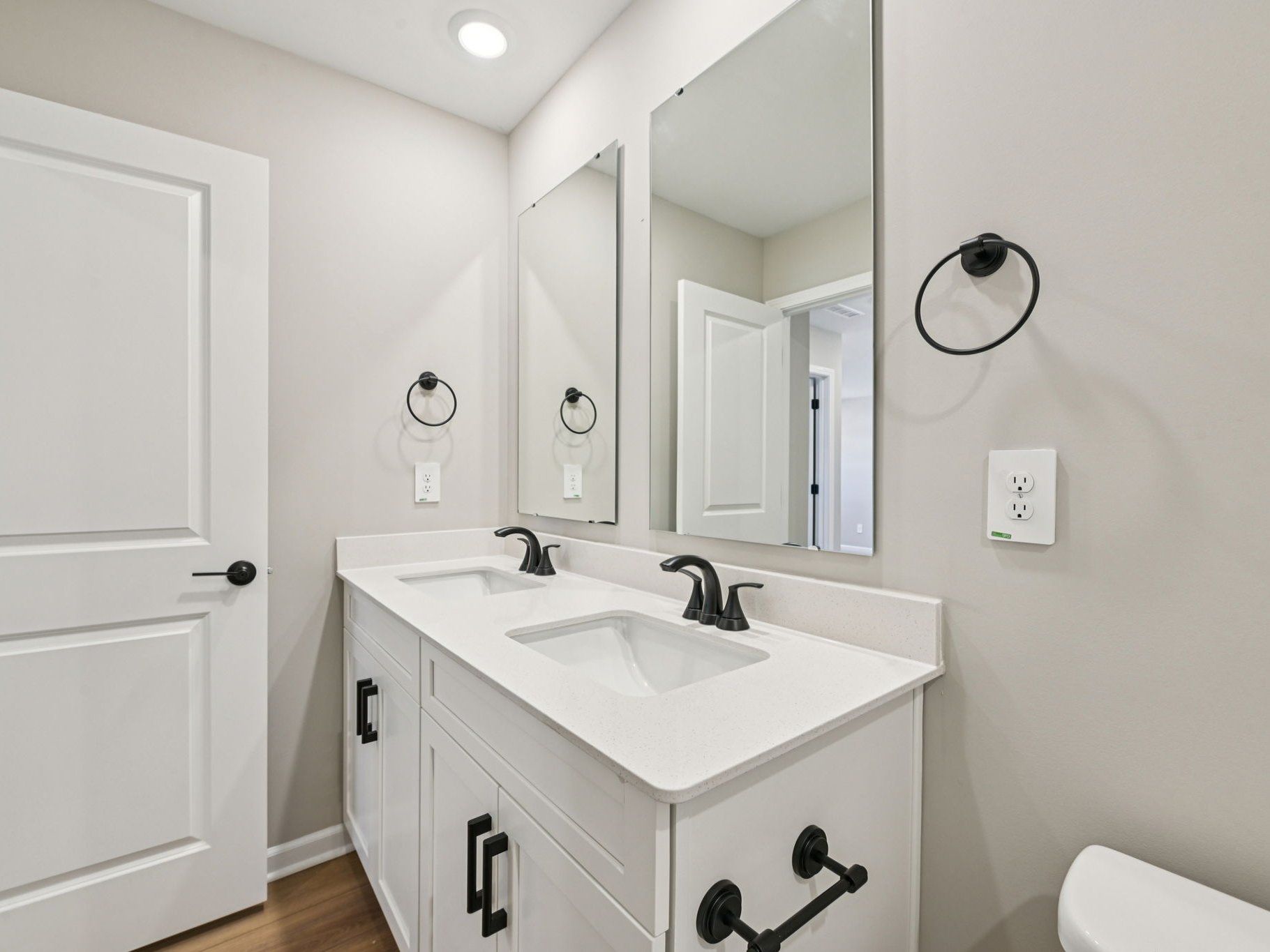 Secondary bathroom in the Chatham floorplan at a Meritage Homes community in Raleigh, NC.