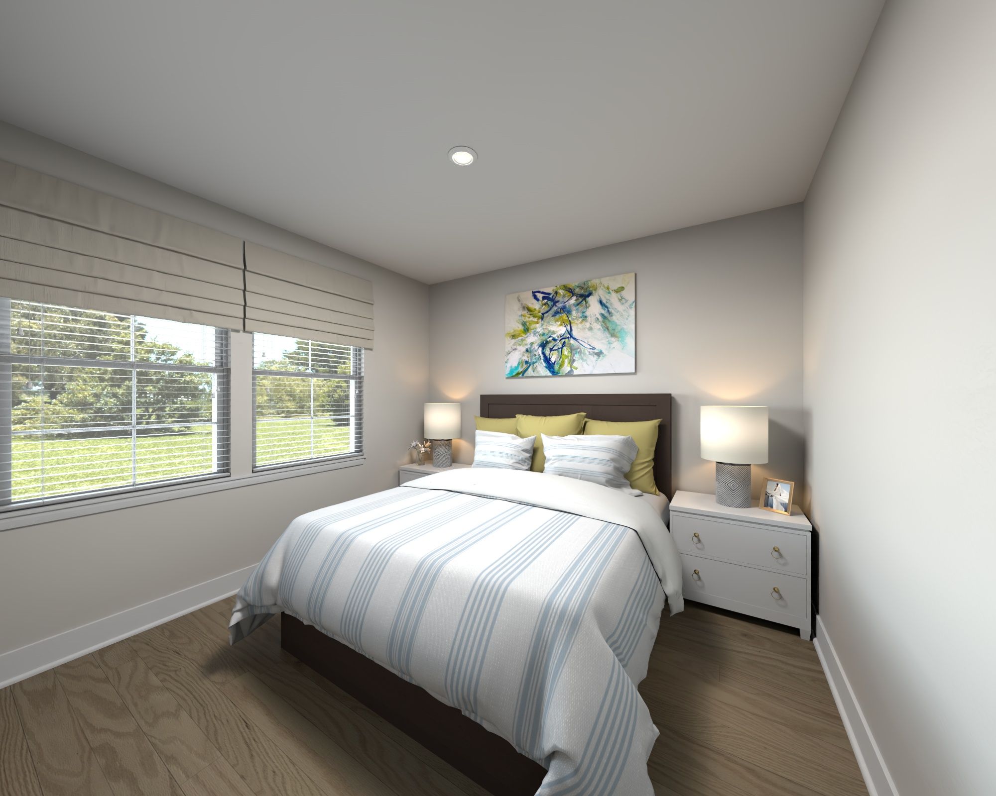 Secondary bedroom in the Watson floorplan at Meritage Homes.