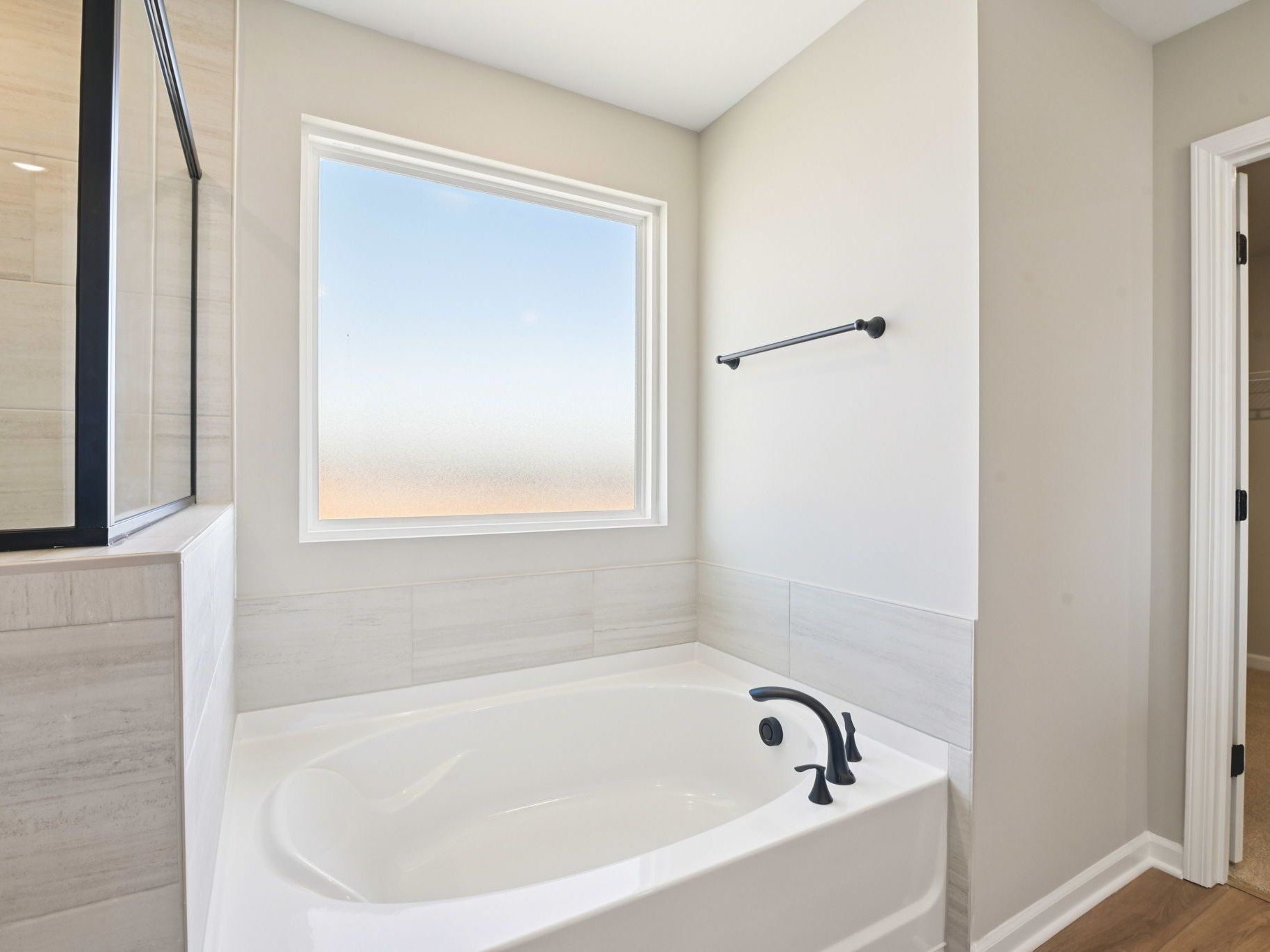 Primary bathroom in the Taylorsville floorplan at a Meritage Homes community in Raleigh, NC.
