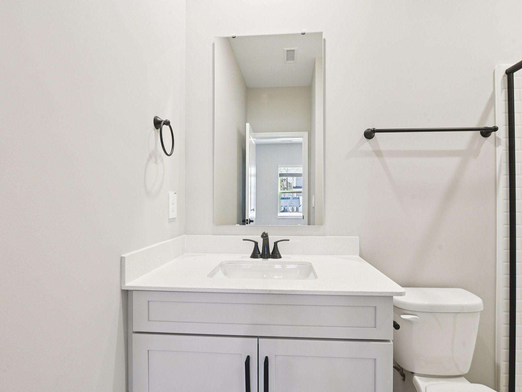 Ensuite bathroom in the Taylorsville floorplan at a Meritage Homes community in Raleigh, NC.