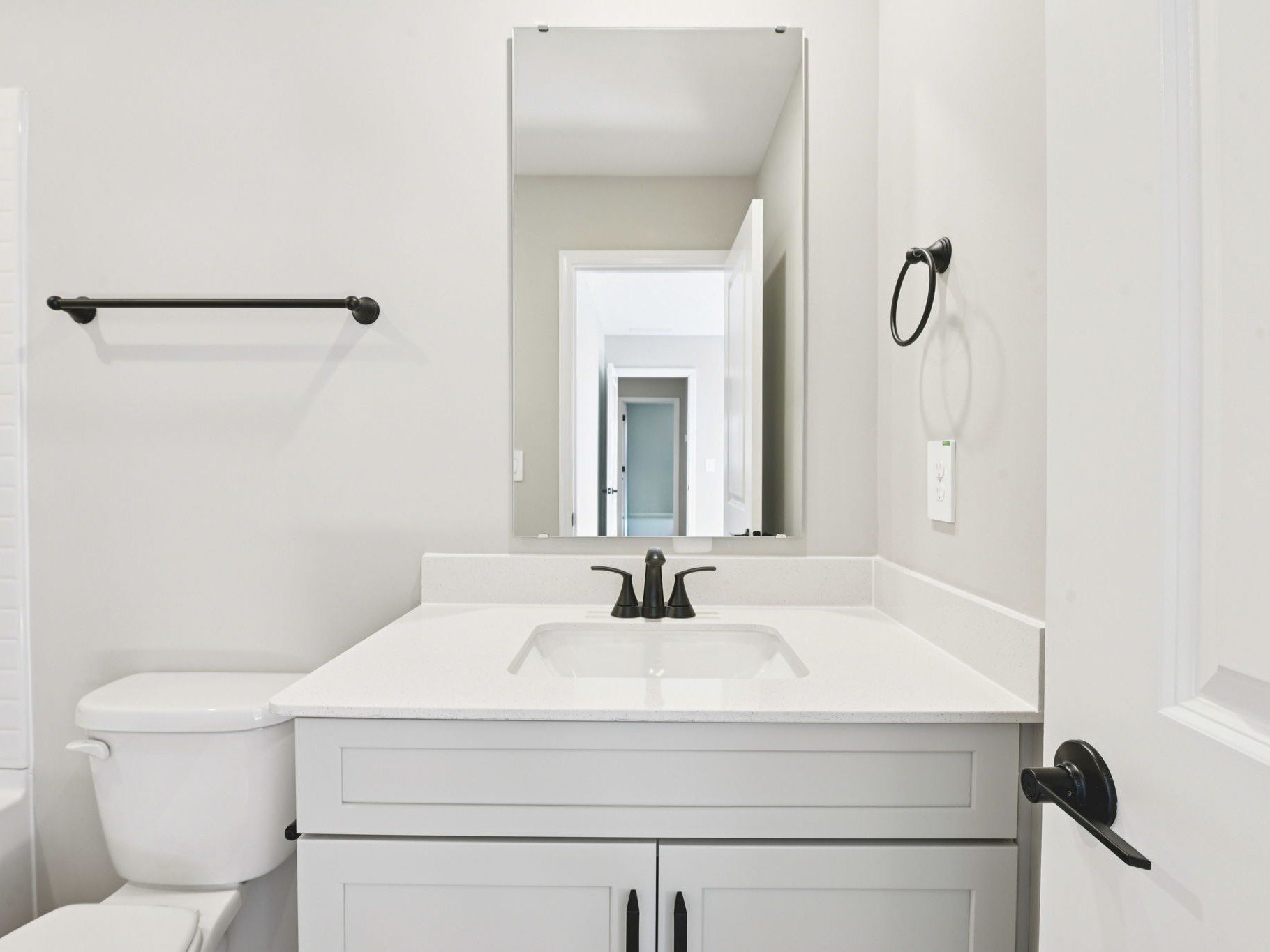 Ensuite bathroom in the Taylorsville floorplan at a Meritage Homes community in Raleigh, NC.