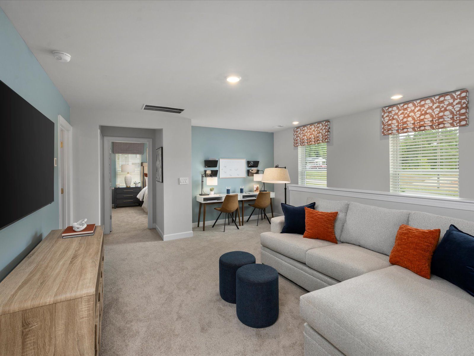 Loft in the Lennon floorplan at a Meritage Homes community in Greenville, SC.