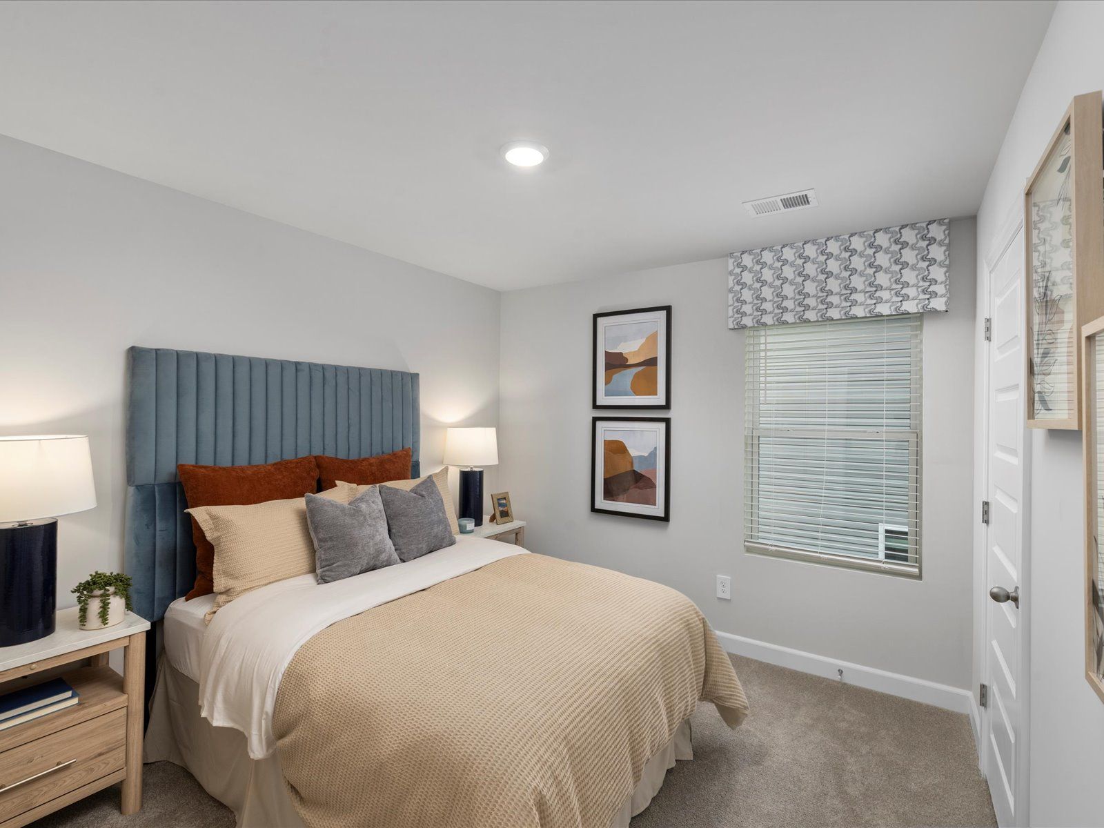 Secondary bedroom in the Lennon floorplan at a Meritage Homes community in Greenville, SC.
