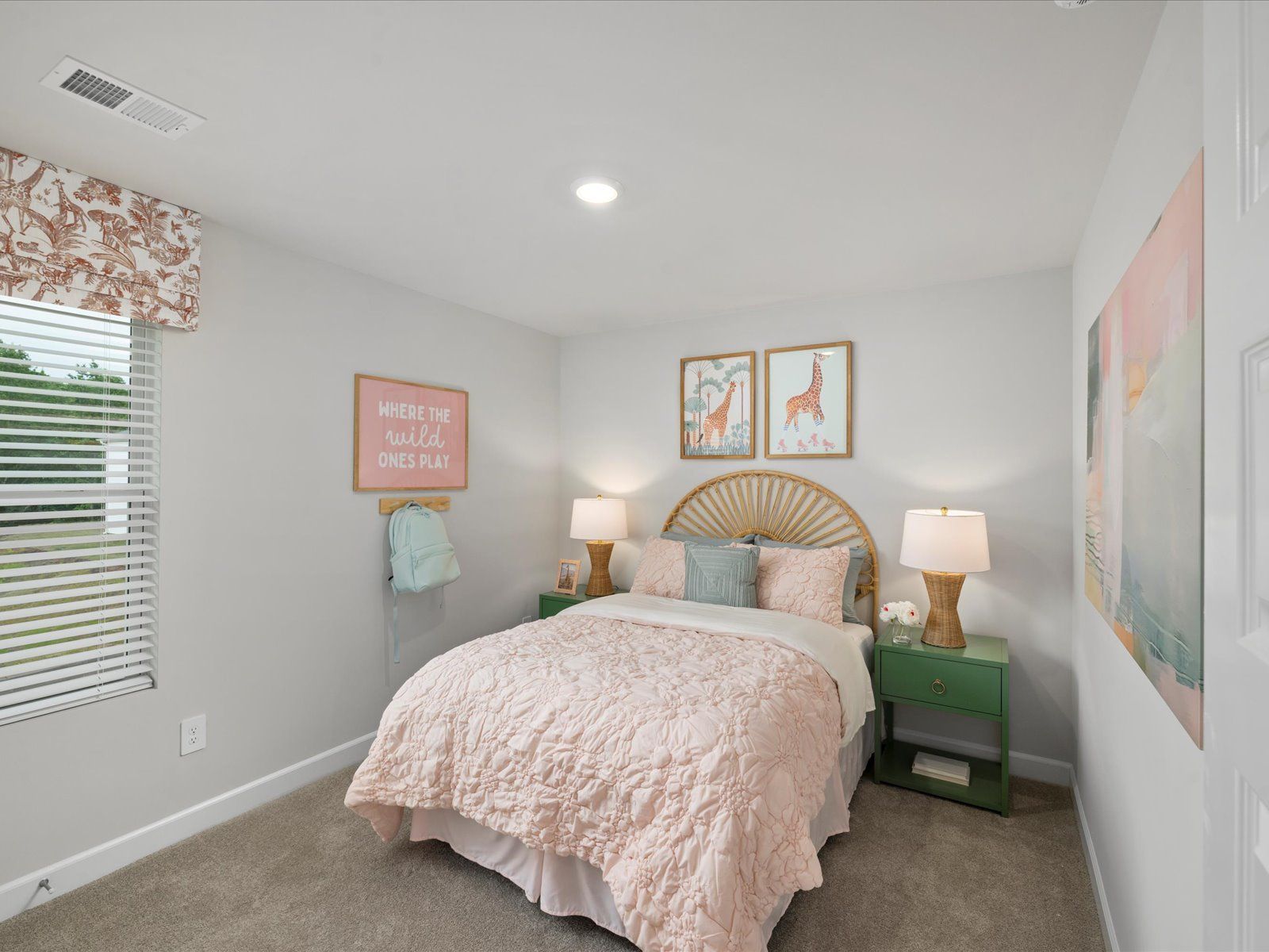 Secondary bedroom in the Lennon floorplan at a Meritage Homes community in Greenville, SC.
