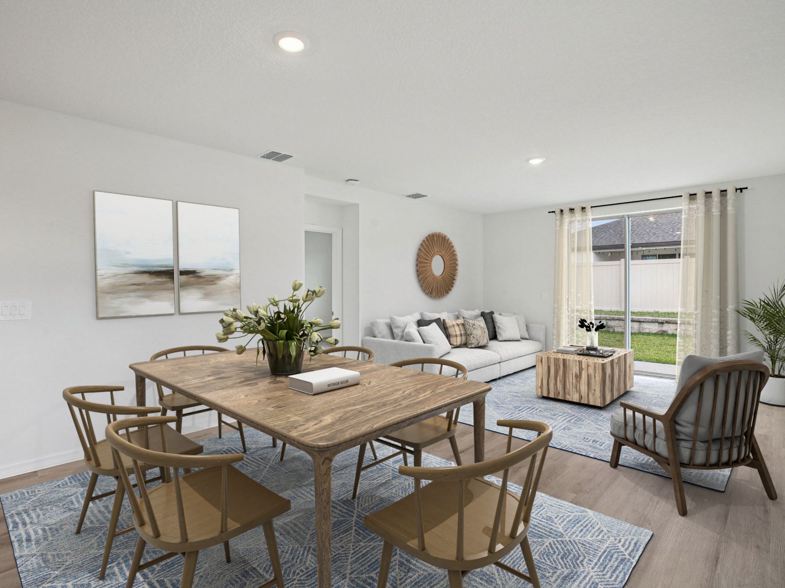 Great Room Virtually Staged