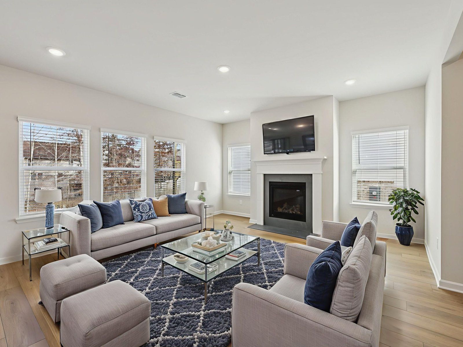 The Dakota Basement floorplan with the Radiant Frost interior package.