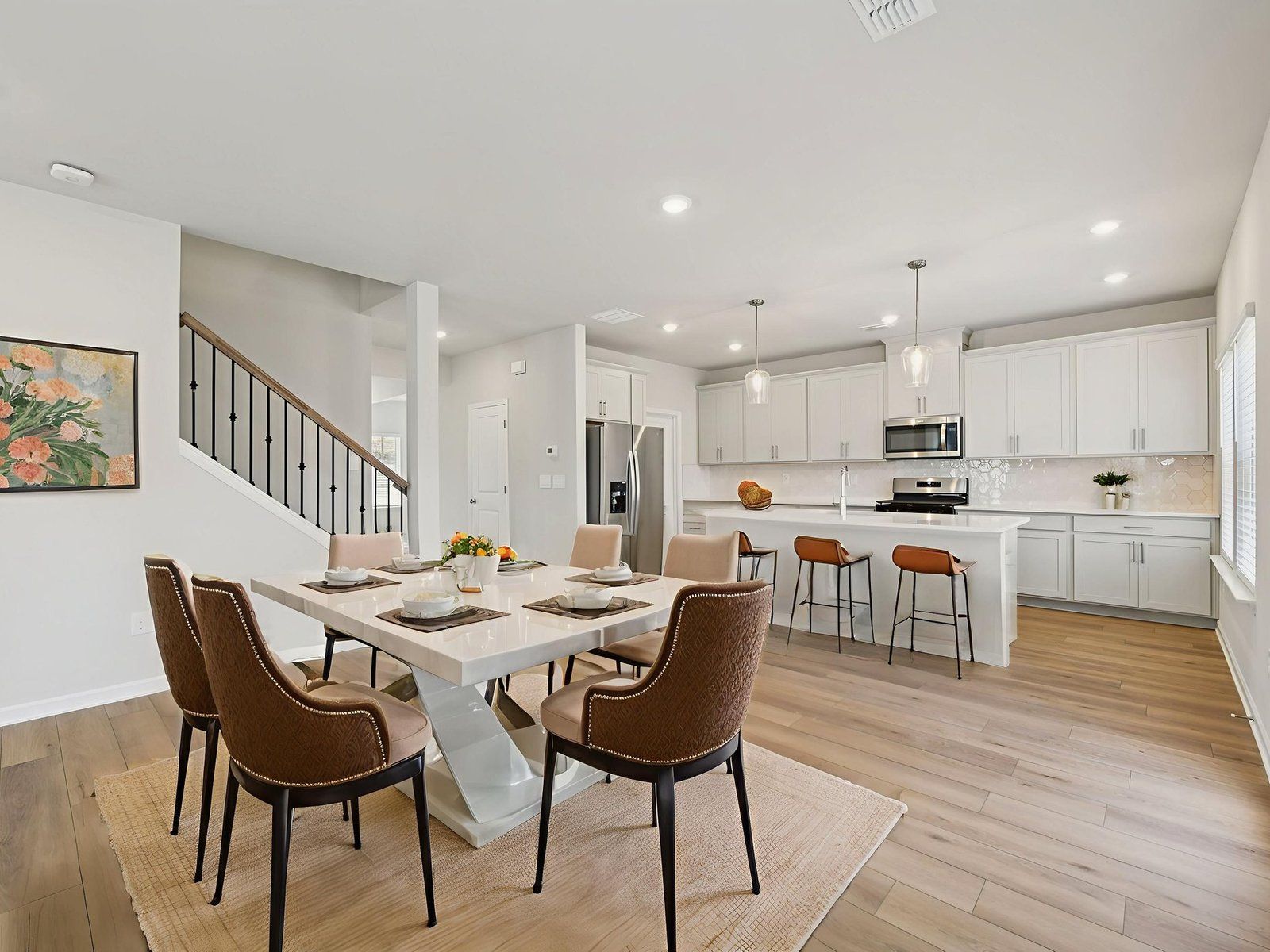 The Dakota Basement floorplan with the Radiant Frost interior package.