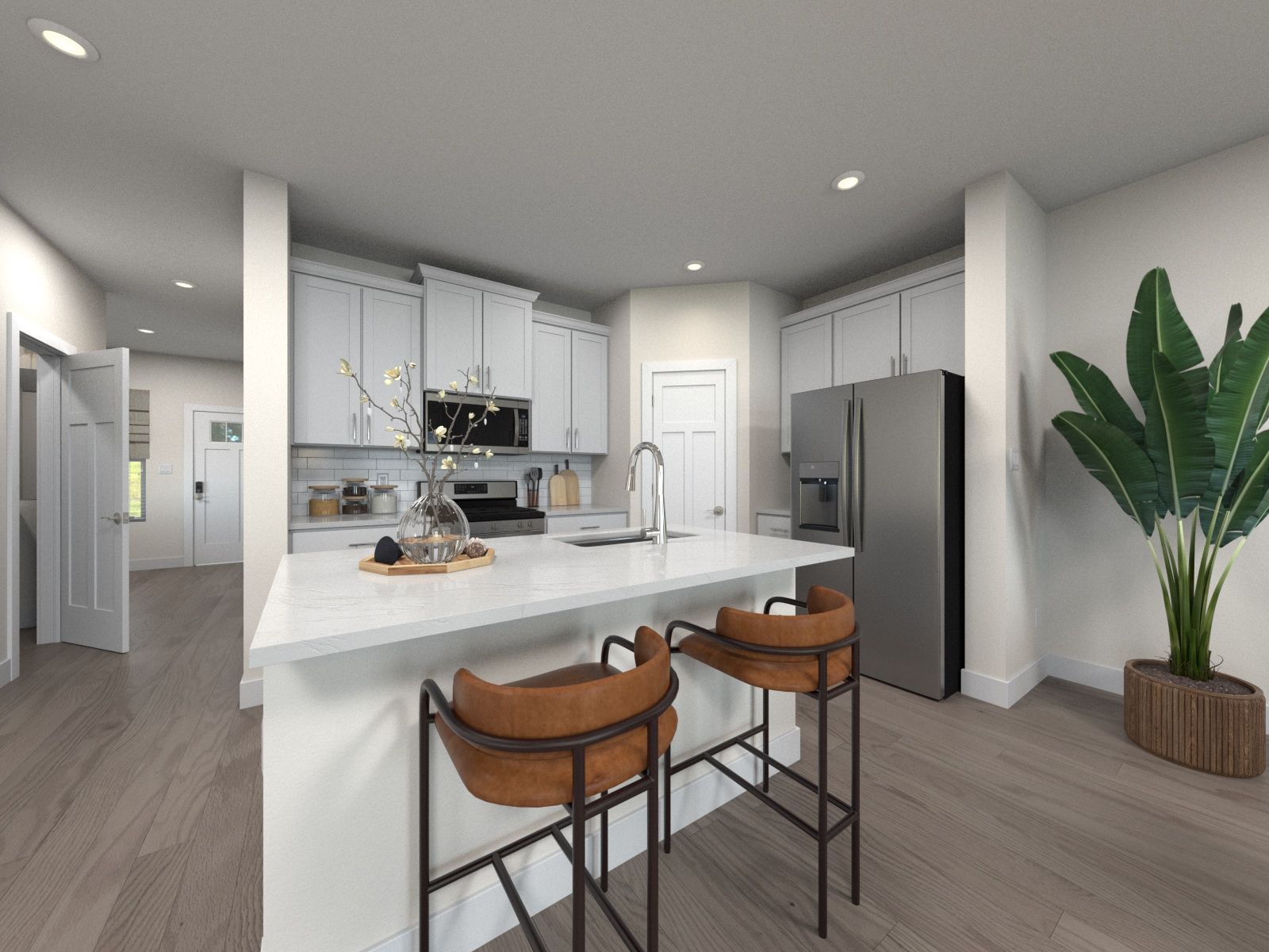 Welcome to the Artemis floorplan rendering at Crossing at Abner Creek Townes.