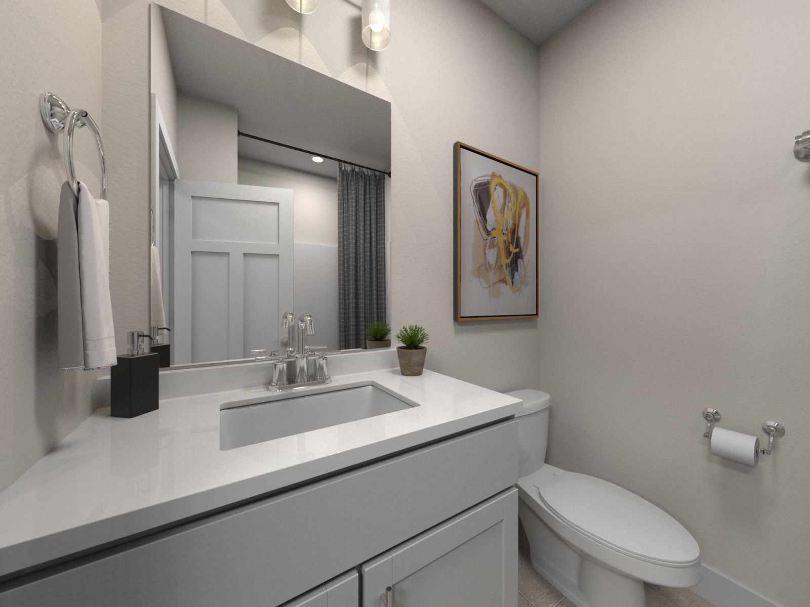 Welcome to the Artemis floorplan rendering at Crossing at Abner Creek Townes.