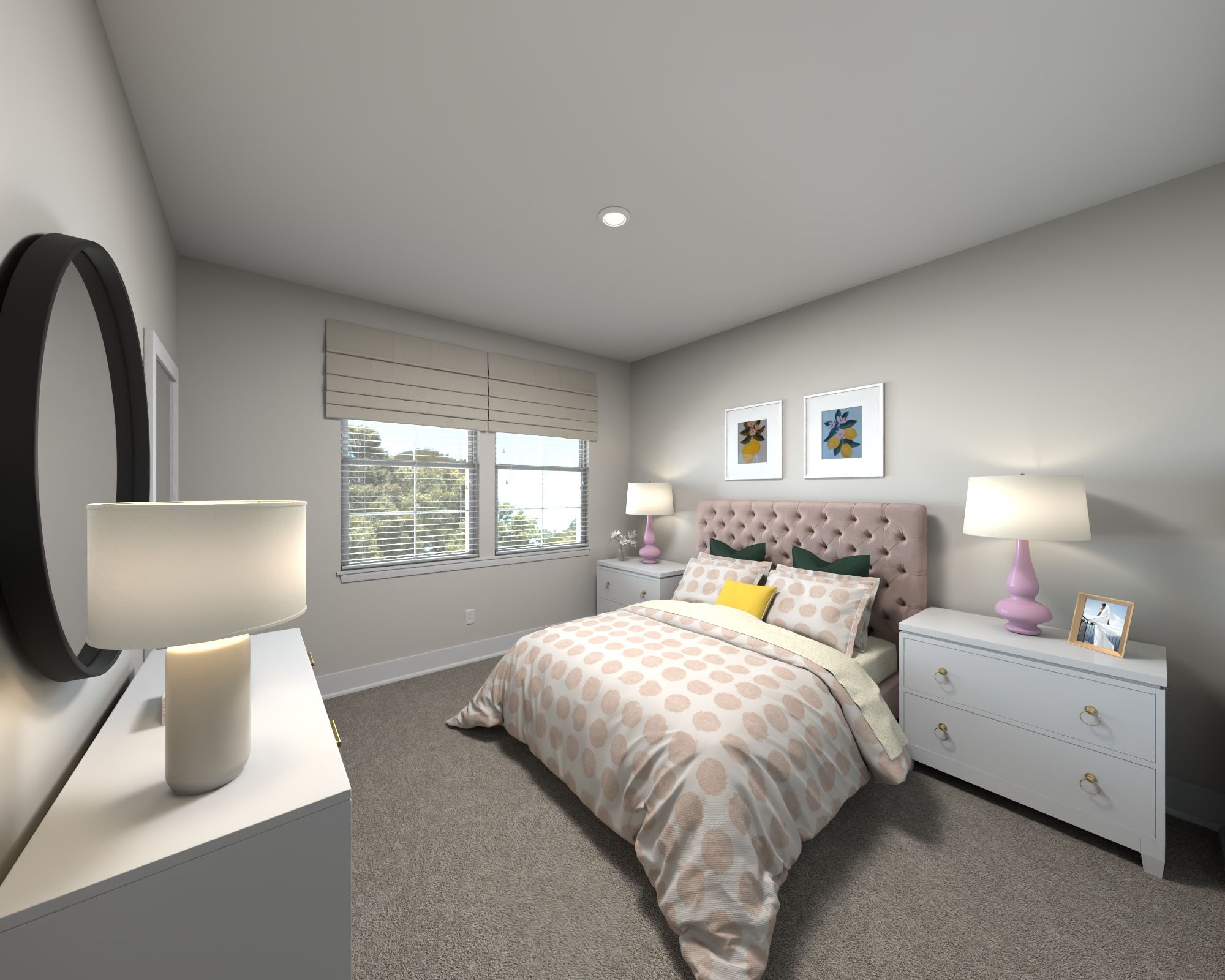 Secondary bedroom in the Lakeland floorplan at Meritage Homes.