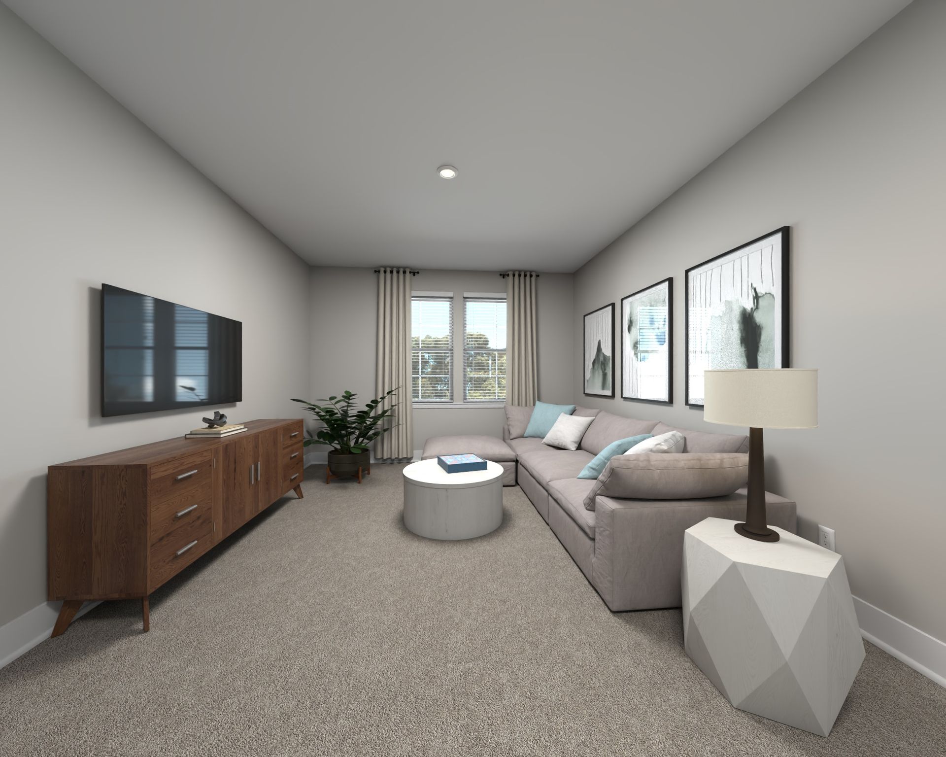Loft in the Adams floorplan at Meritage Homes.