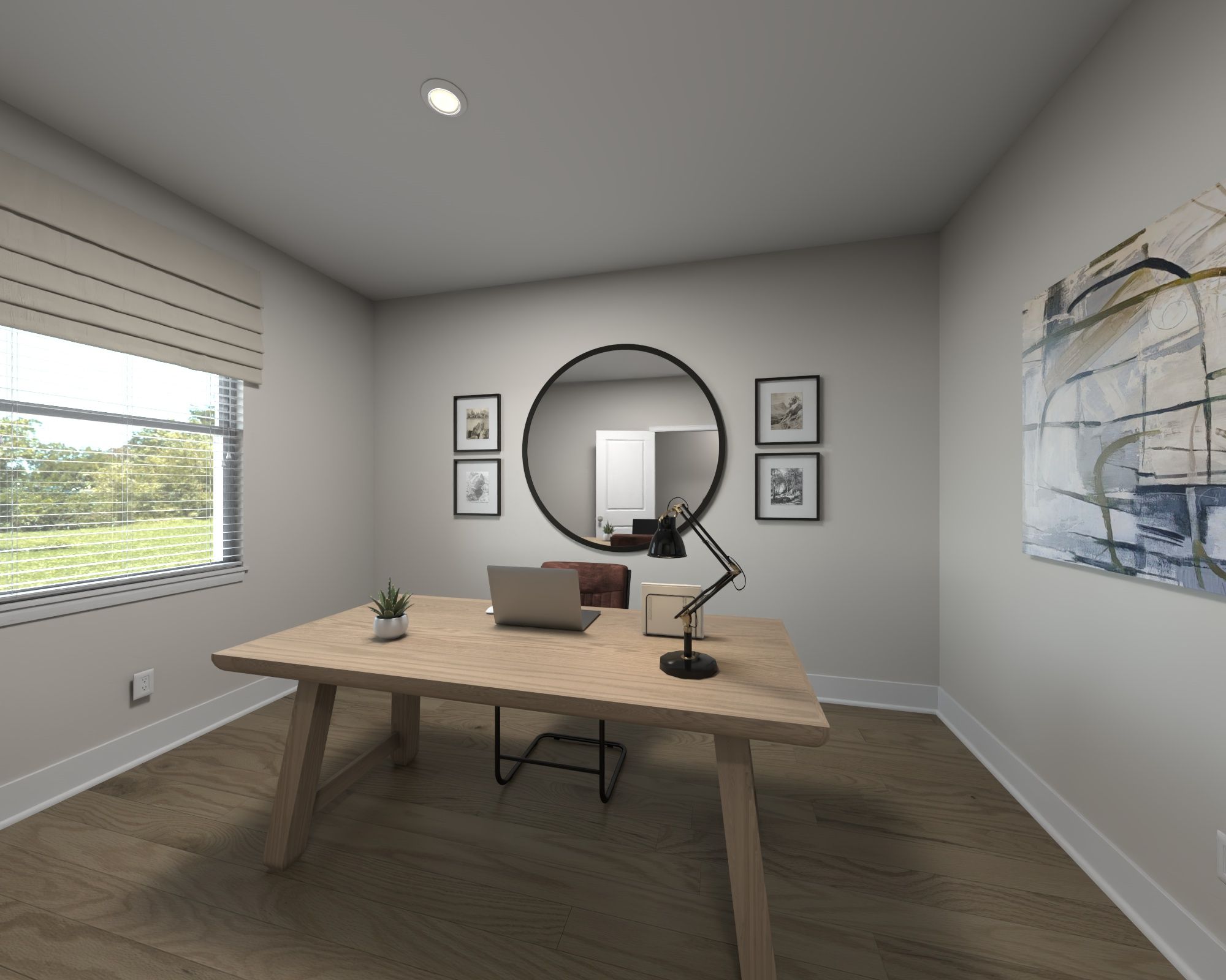 Study in the Quinton floorplan at Meritage Homes.