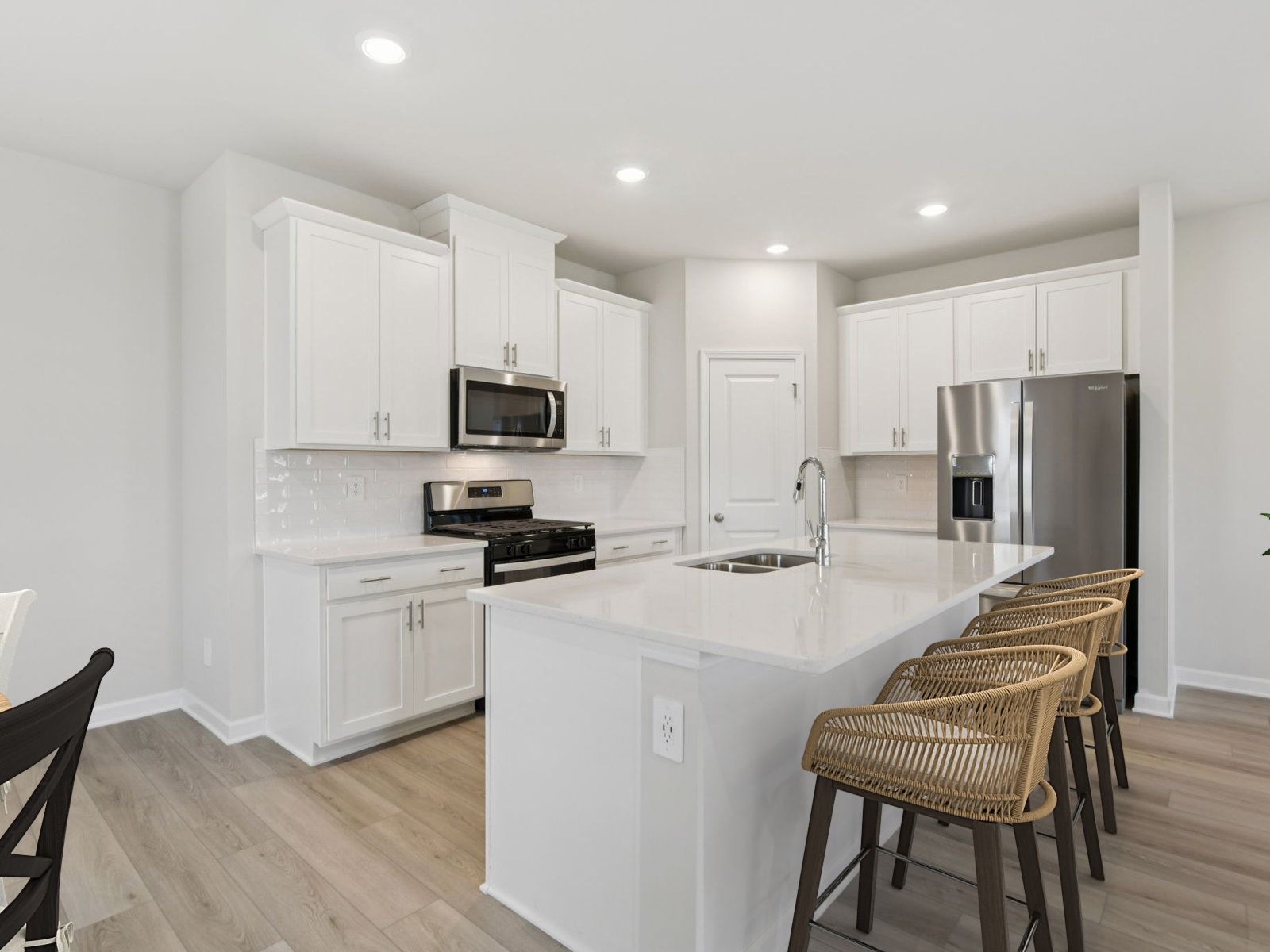Kitchen in the Lewiston floorplan at a Meritage Homes community in Atlanta, GA.