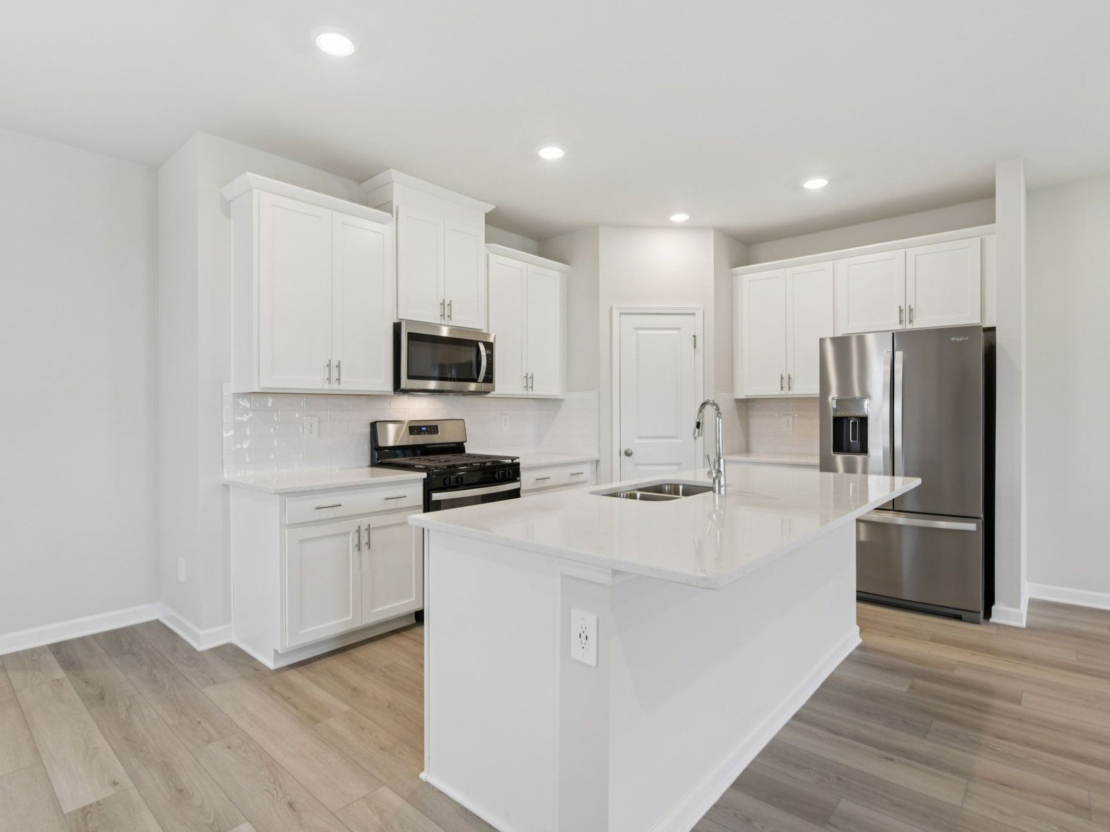 Kitchen in the Lewiston floorplan at a Meritage Homes community in Atlanta, GA.