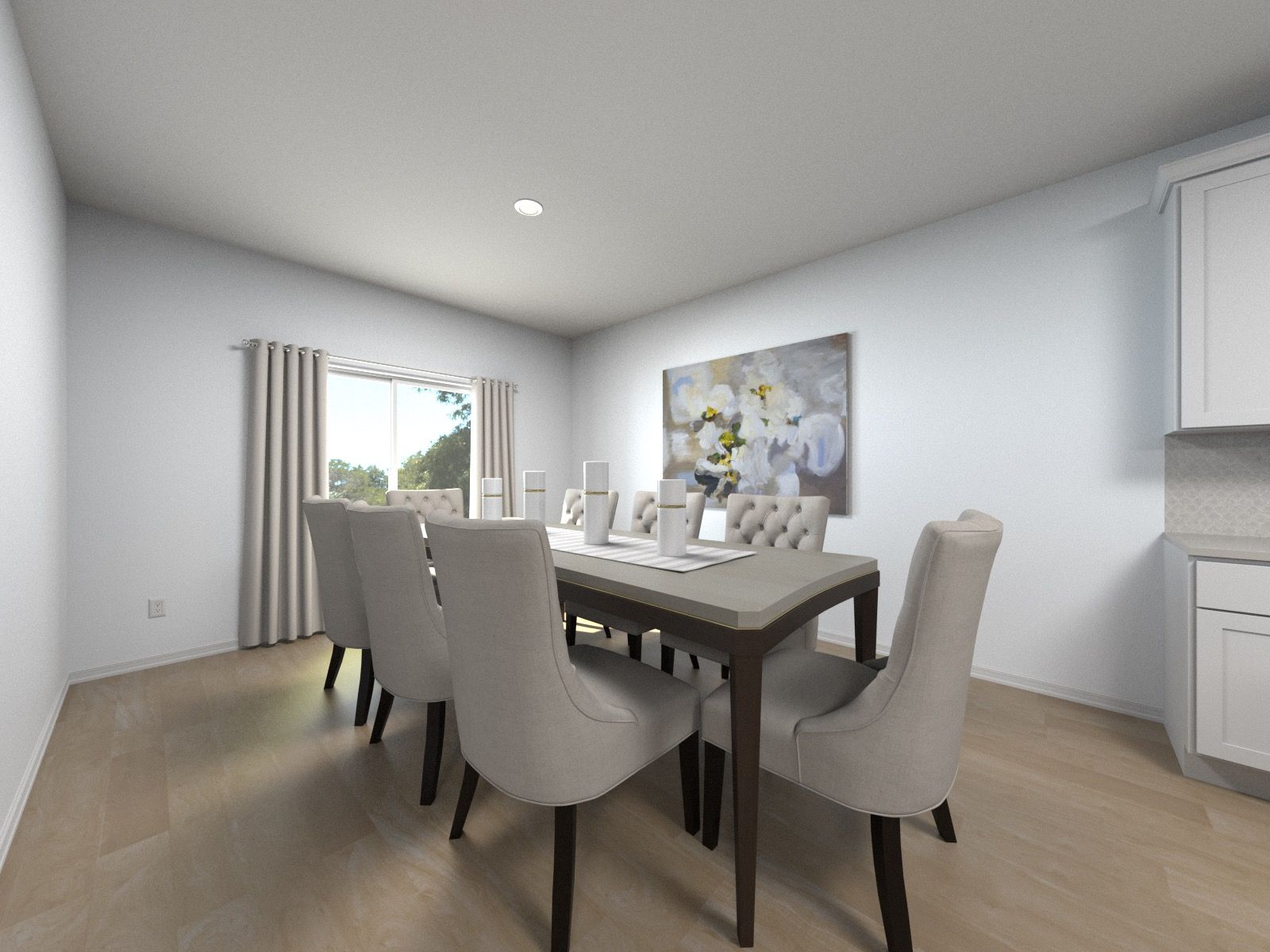 Rendering of the Paloma Dining Room