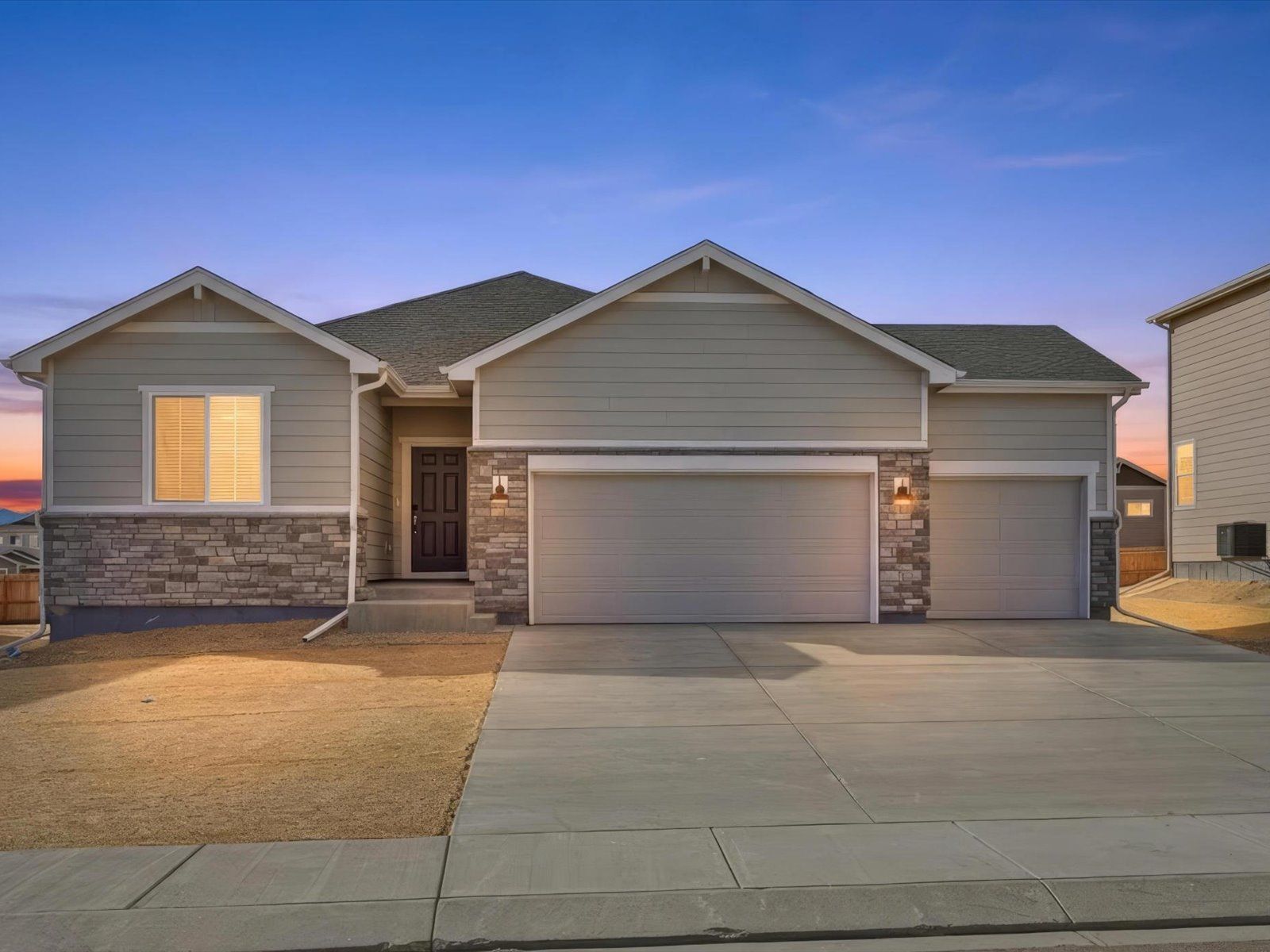 The Red Feather - Paint Brush Hills: Falcon, Colorado - Meritage Homes