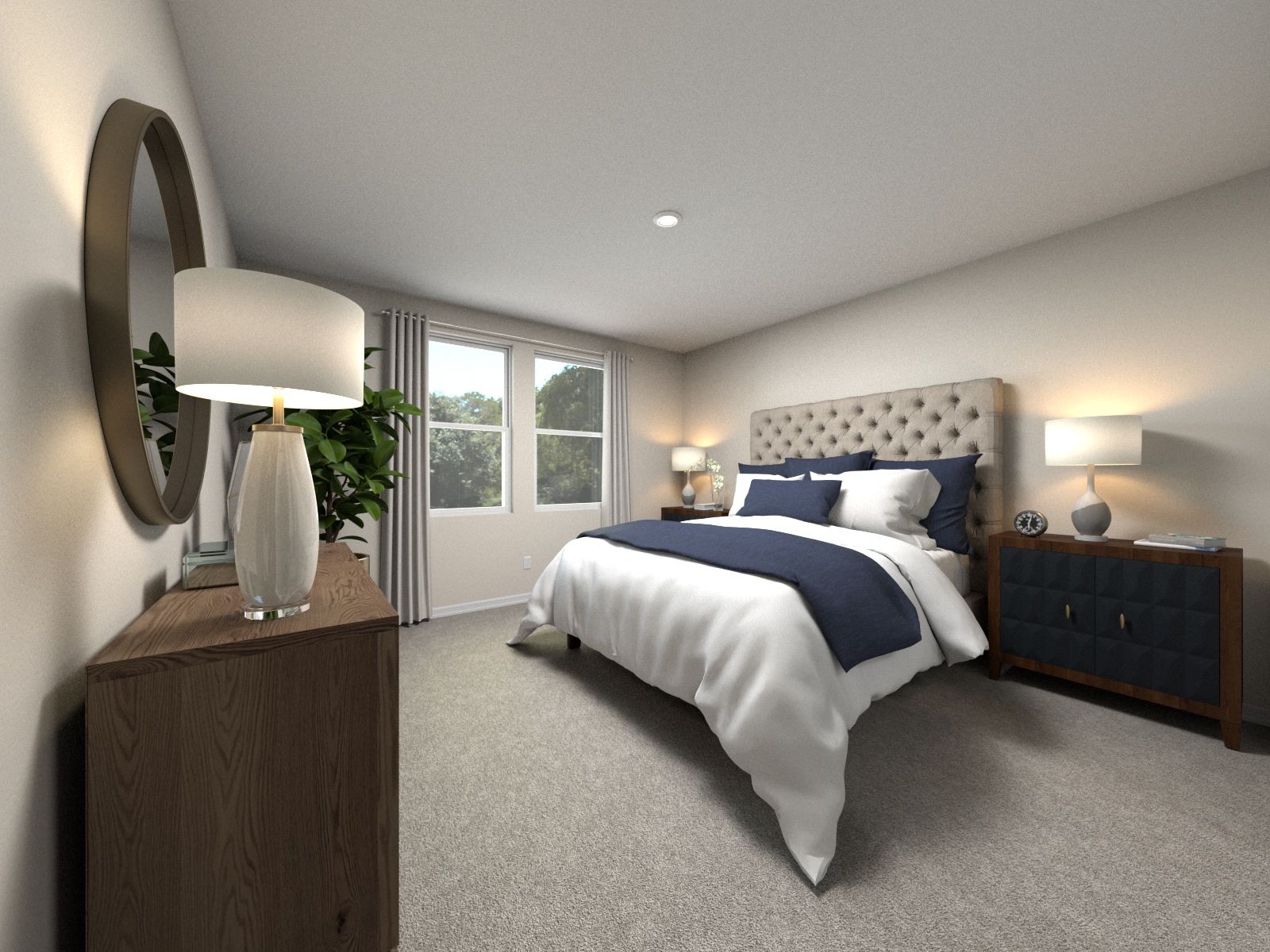 Rendering of Bluebell Primary Bedroom