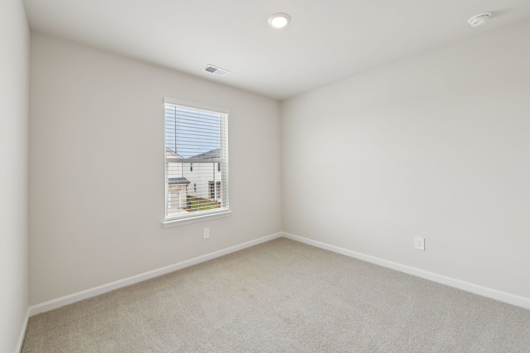 The Dallas floorplan with the Cozy Almond interior package modeled at Hawthorne Station.