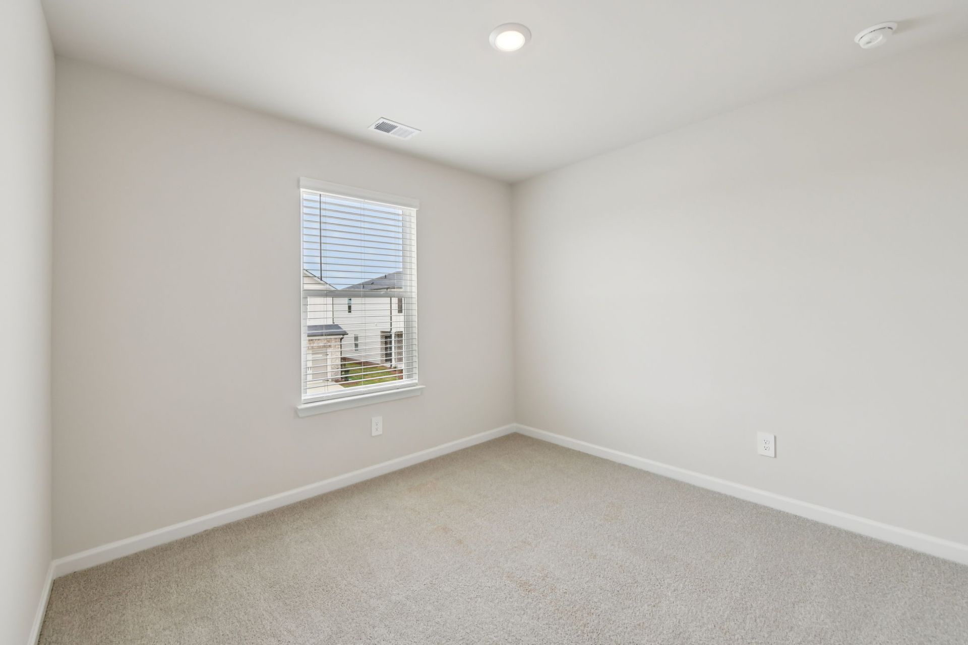The Dallas floorplan with the Cozy Almond interior package modeled at Hawthorne Station.