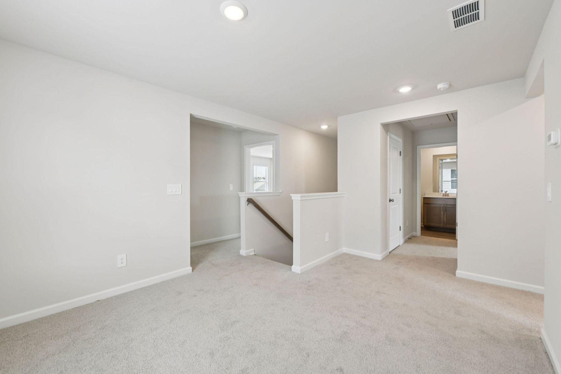 The Dallas floorplan with the Cozy Almond interior package modeled at Hawthorne Station.