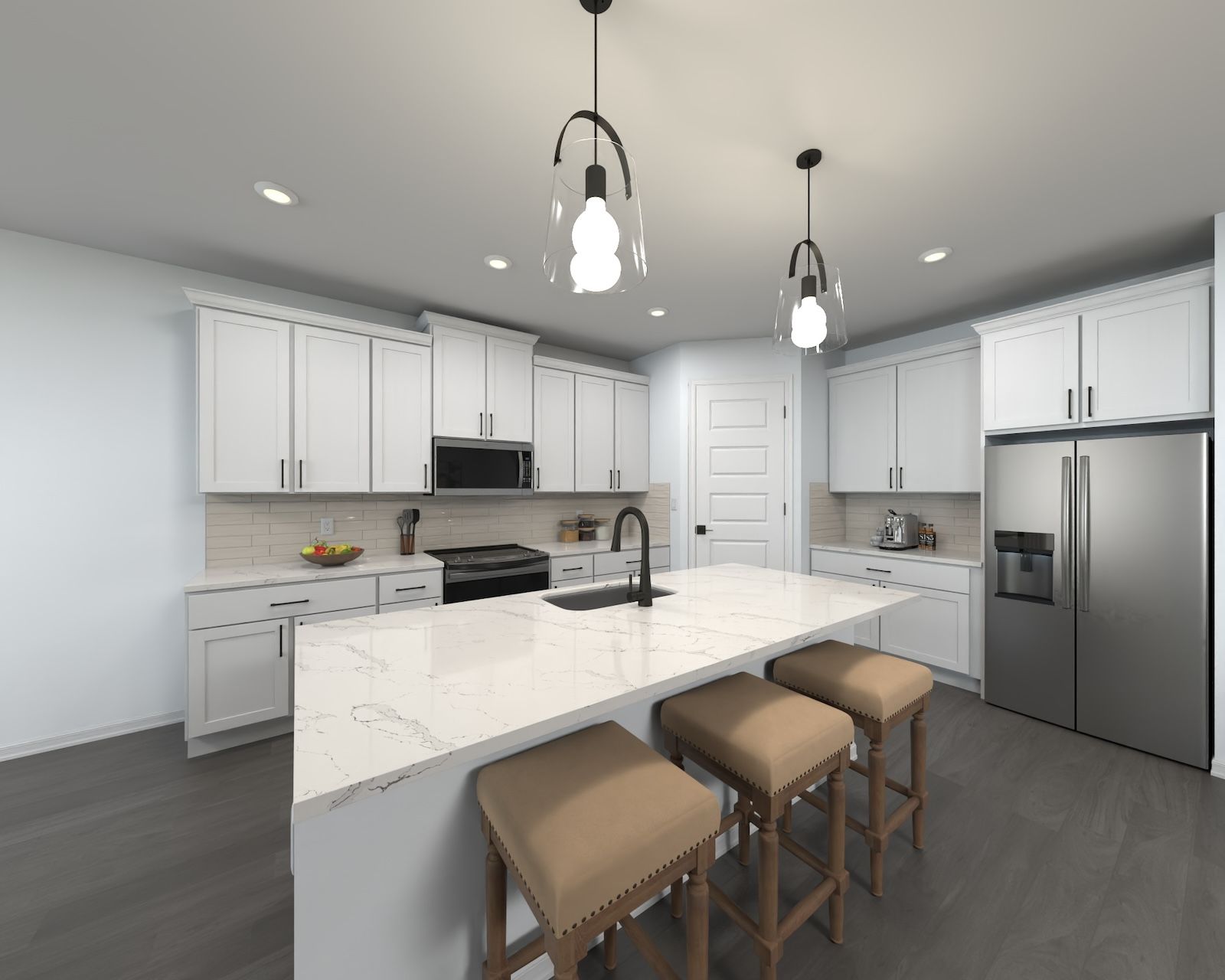 Rendering of the Paloma Kitchen
