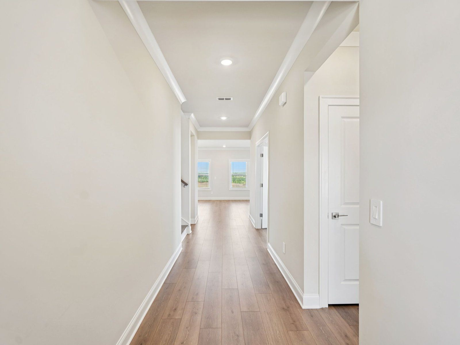 The Taylorsville floorplan with the Elegant Minimalism Linen interior package modeled at River Pointe.