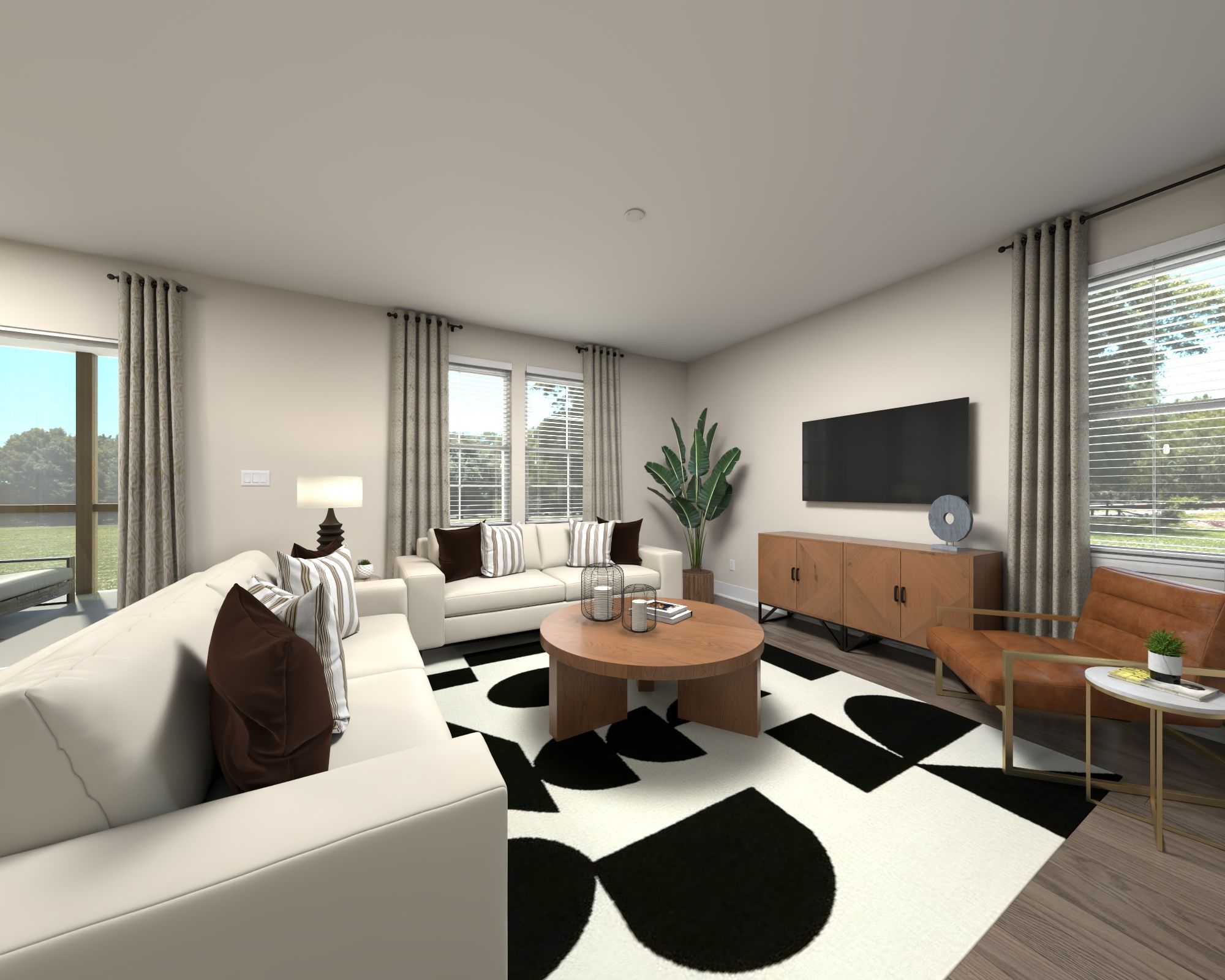 The Quinton floorplan modeled at Manning Mill.