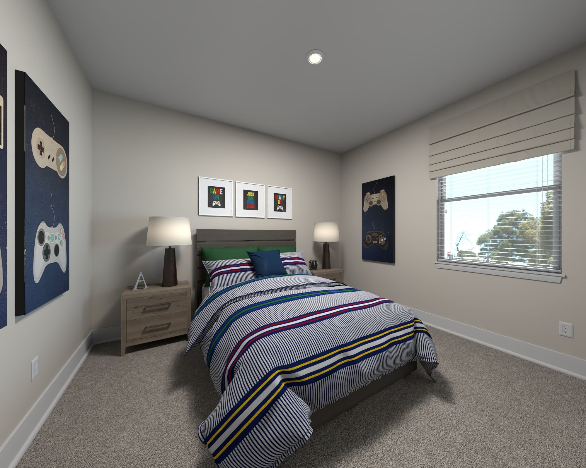 The Quinton floorplan modeled at Manning Mill.