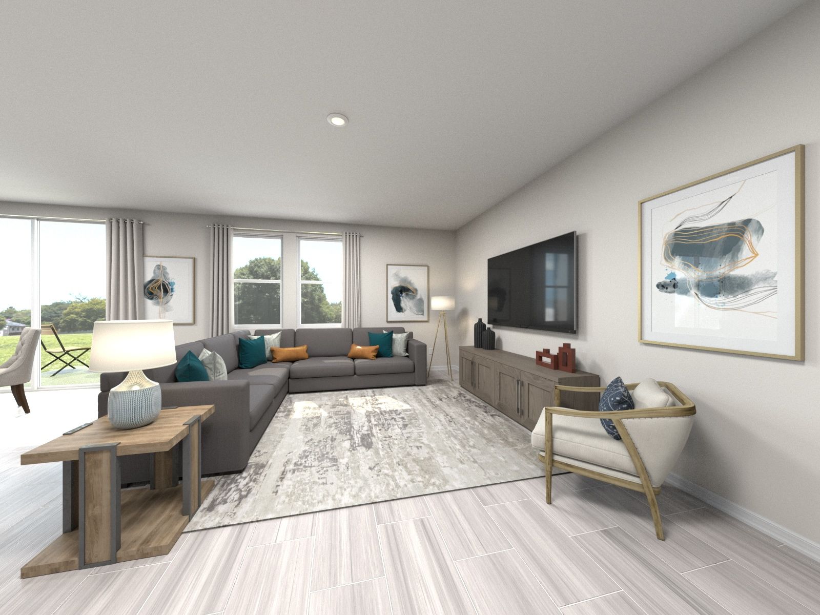 Rendering of Hibiscus Great Room