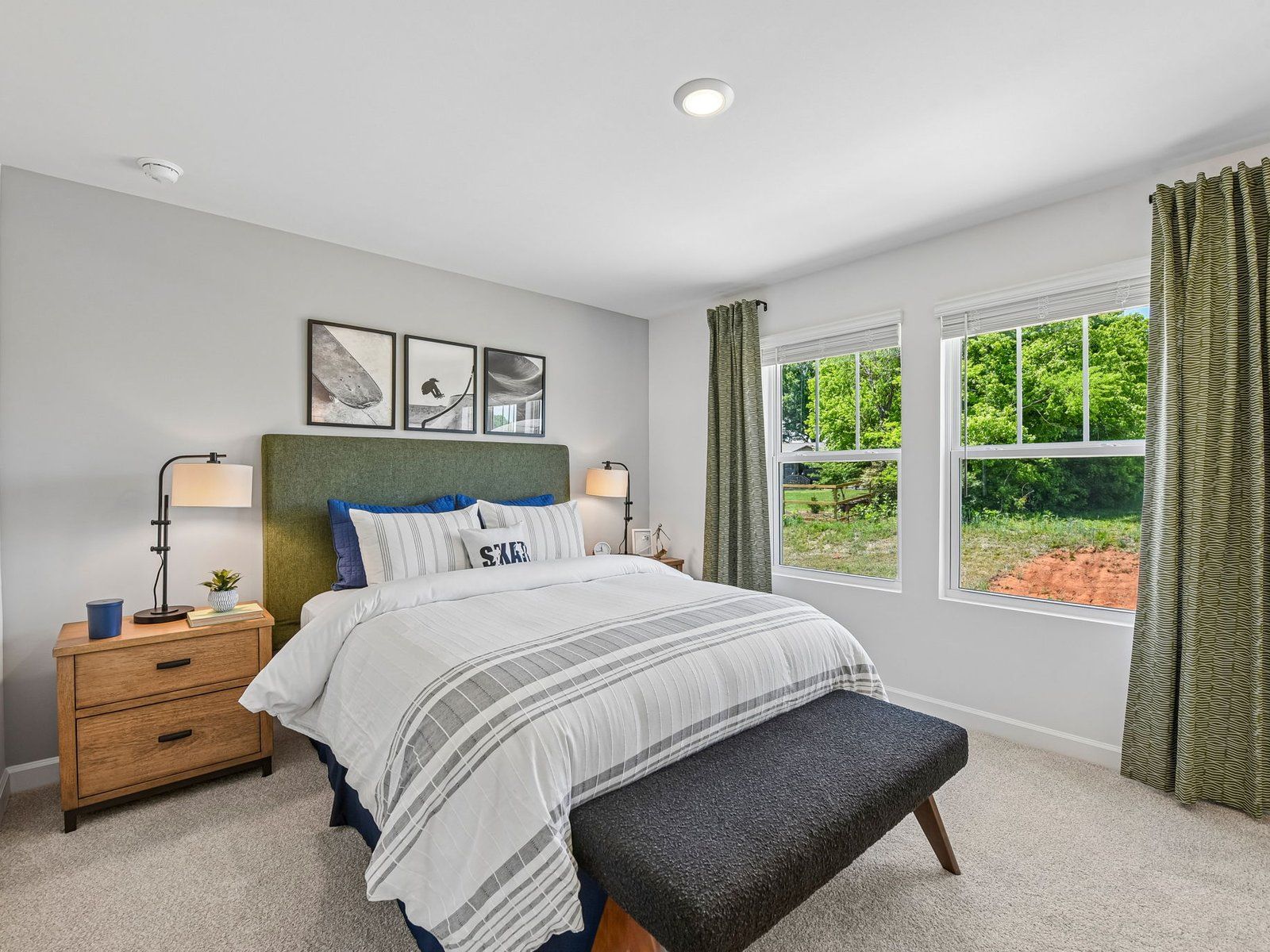 Turn a secondary bedroom into a private space for guests.