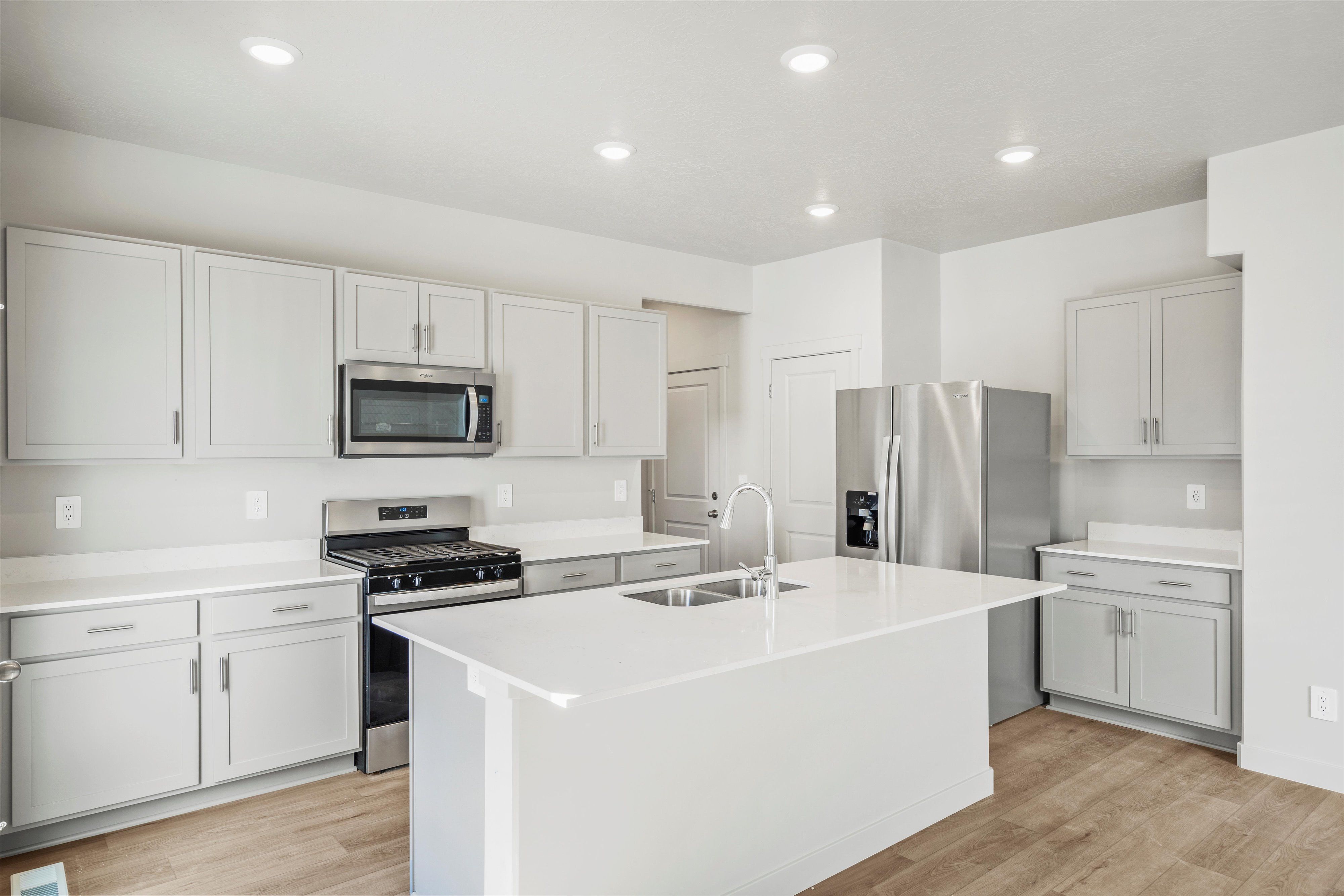 The Sunset floorplan interior image taken at a Meritage Homes community in Eagle Mountain, UT.