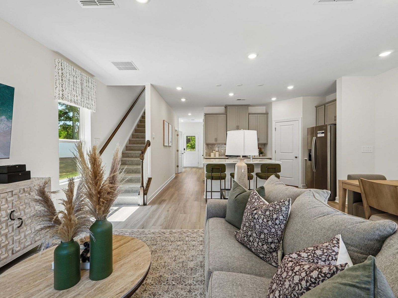 Our open-concept floorplan makes hosting a breeze.