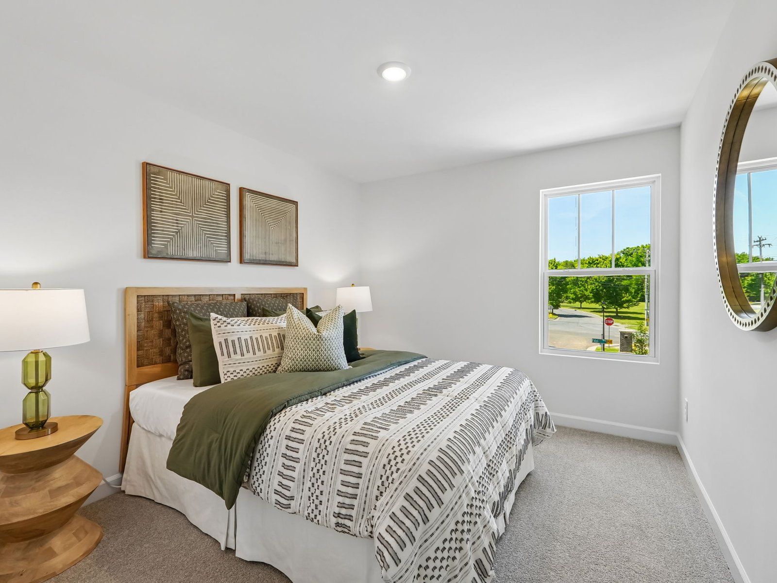The Amber floorplan includes two secondary bedrooms.