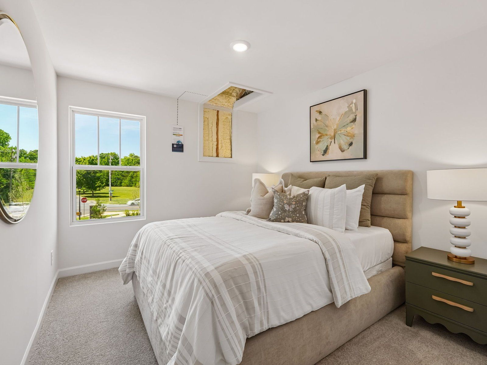 Turn a secondary bedroom into a private guest space.
