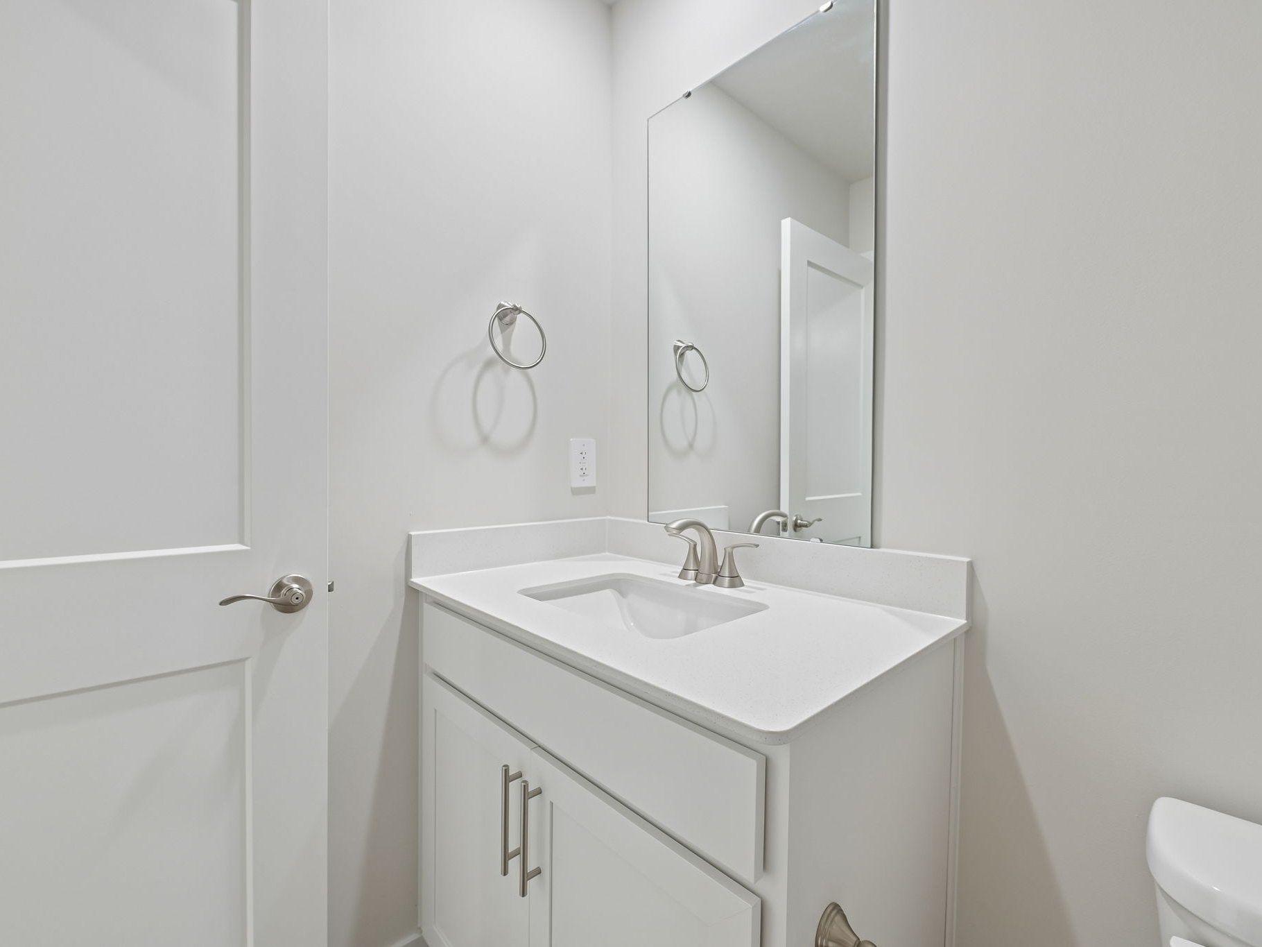 Secondary bathroom in the Roswell floorplan at a Meritage Homes community in Wendell, NC.
