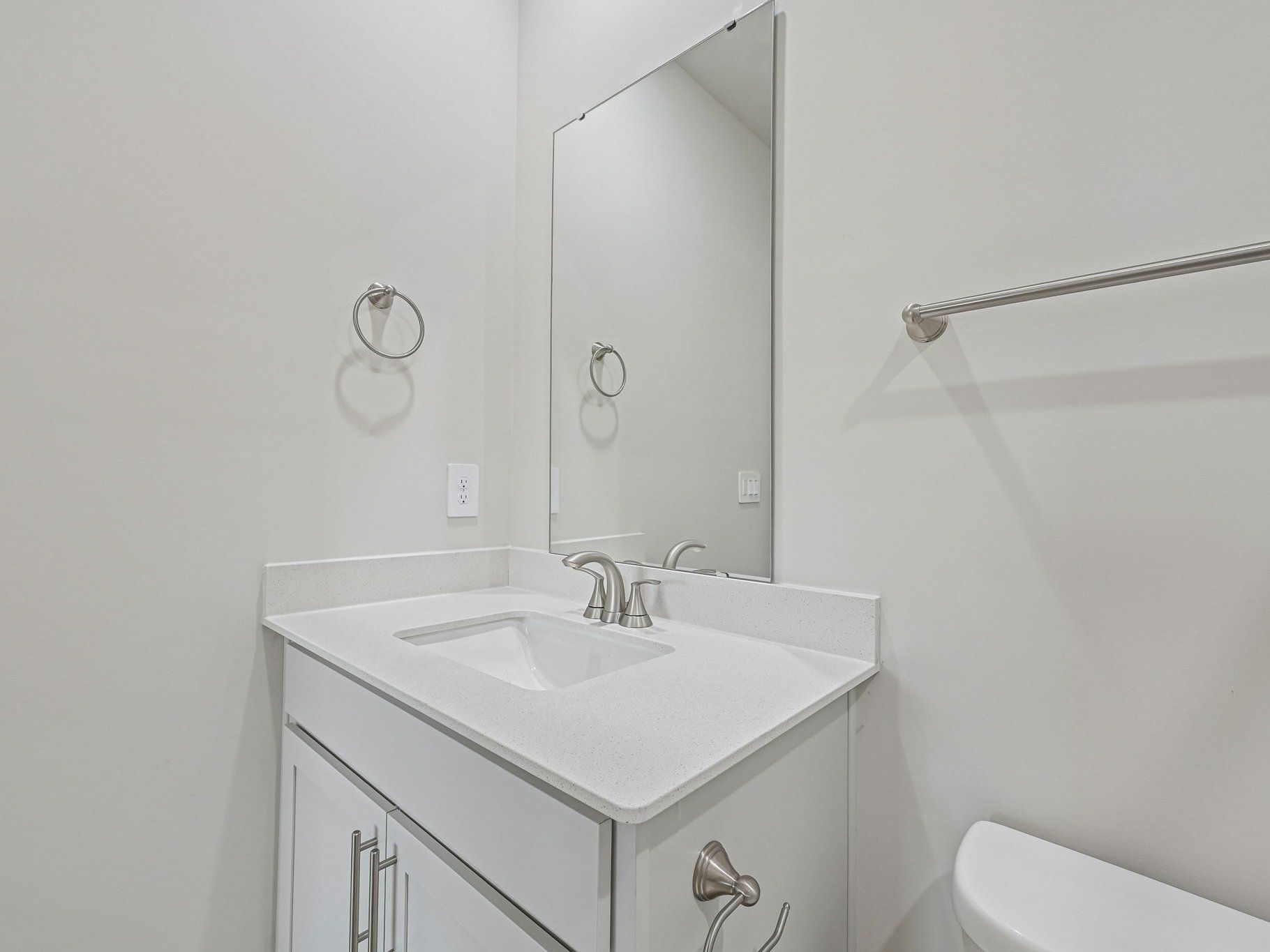 Secondary bathroom in the Taylorsville floorplan at a Meritage Homes community in Wendell, NC.