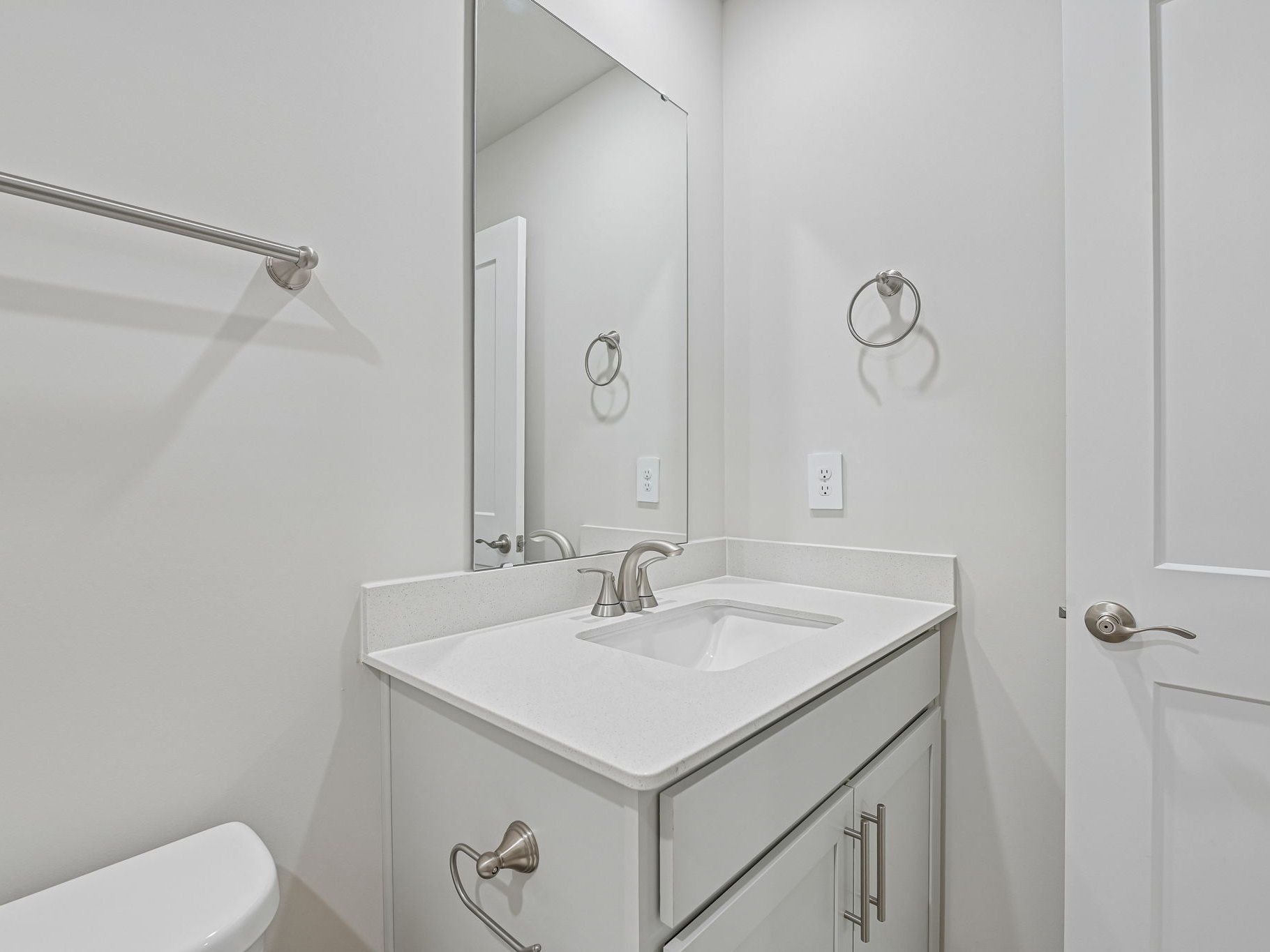 Secondary bathroom in the Taylorsville floorplan at a Meritage Homes community in Wendell, NC.