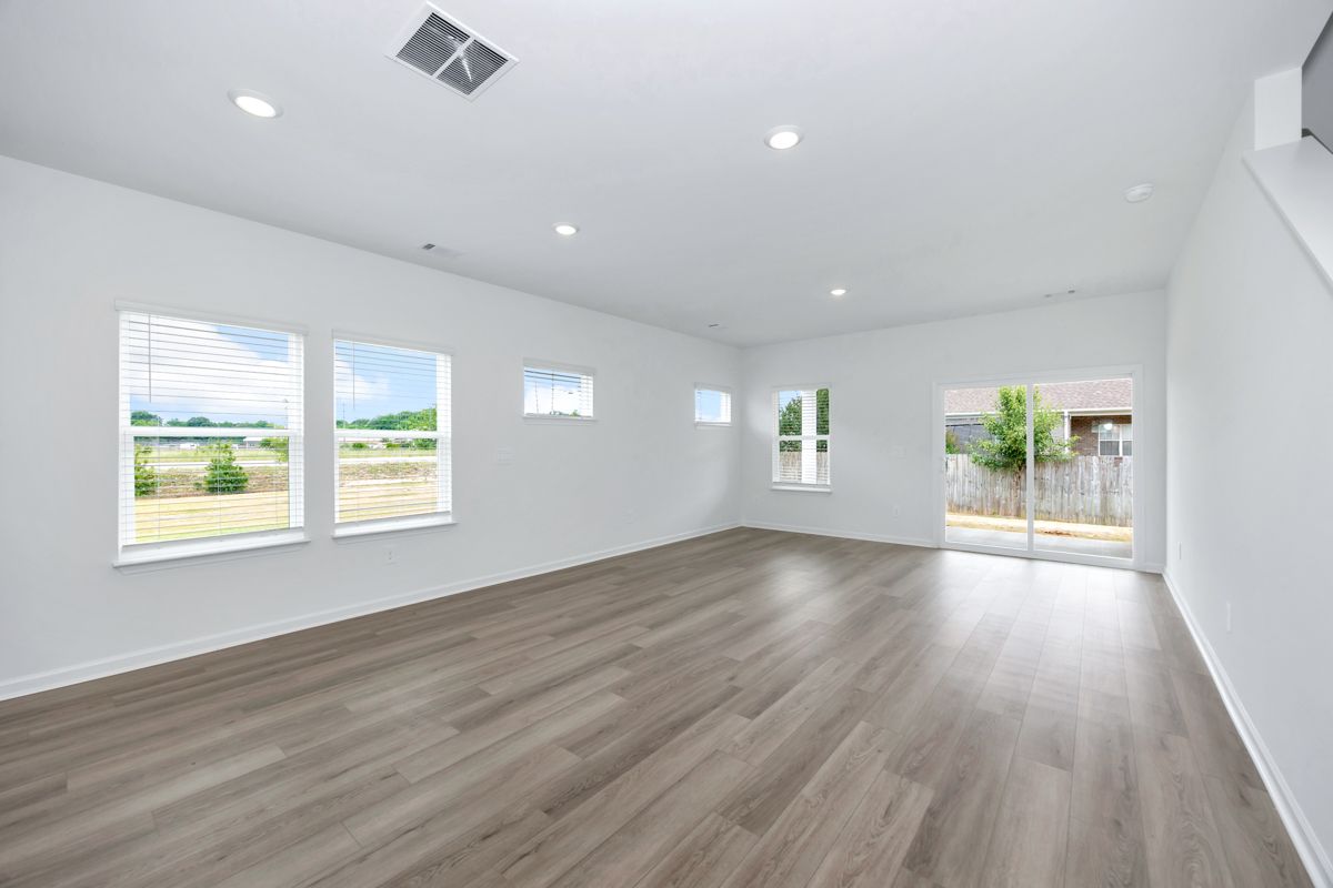 The Manchester floorplan with the Fresh Limestone interior package.