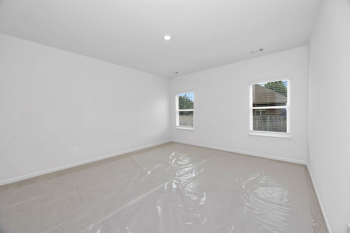 The Manchester floorplan with the Fresh Limestone interior package.