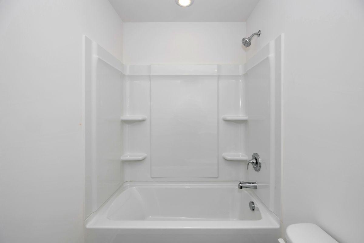 The Manchester floorplan with the Fresh Limestone interior package.